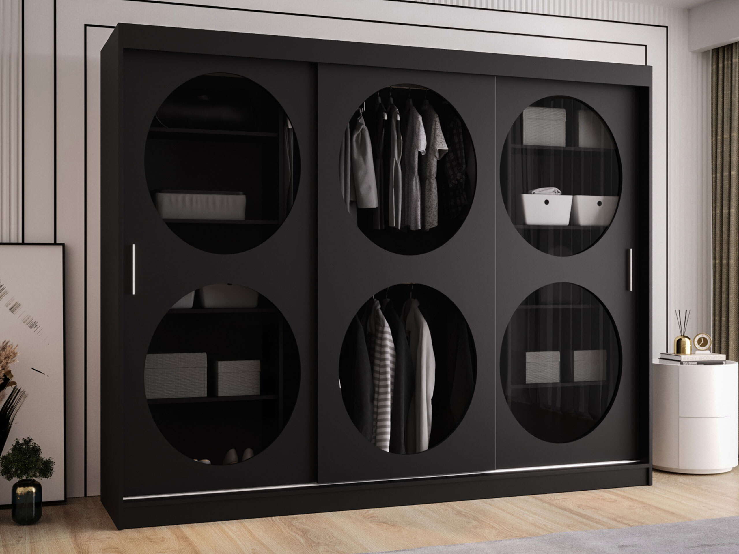 Wardrobe Hartford 533 (Black)