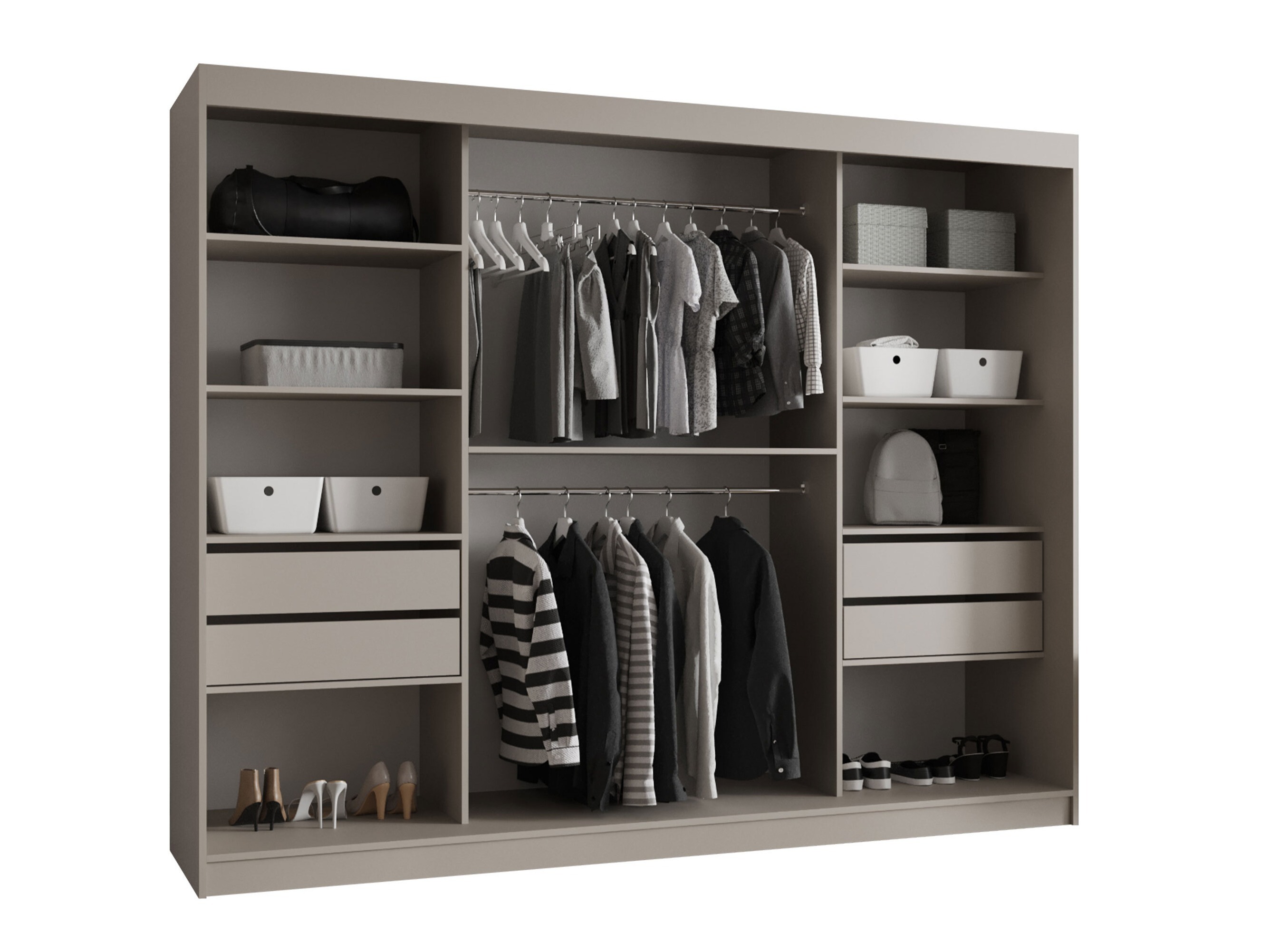 Wardrobe Hartford 533 (Black)