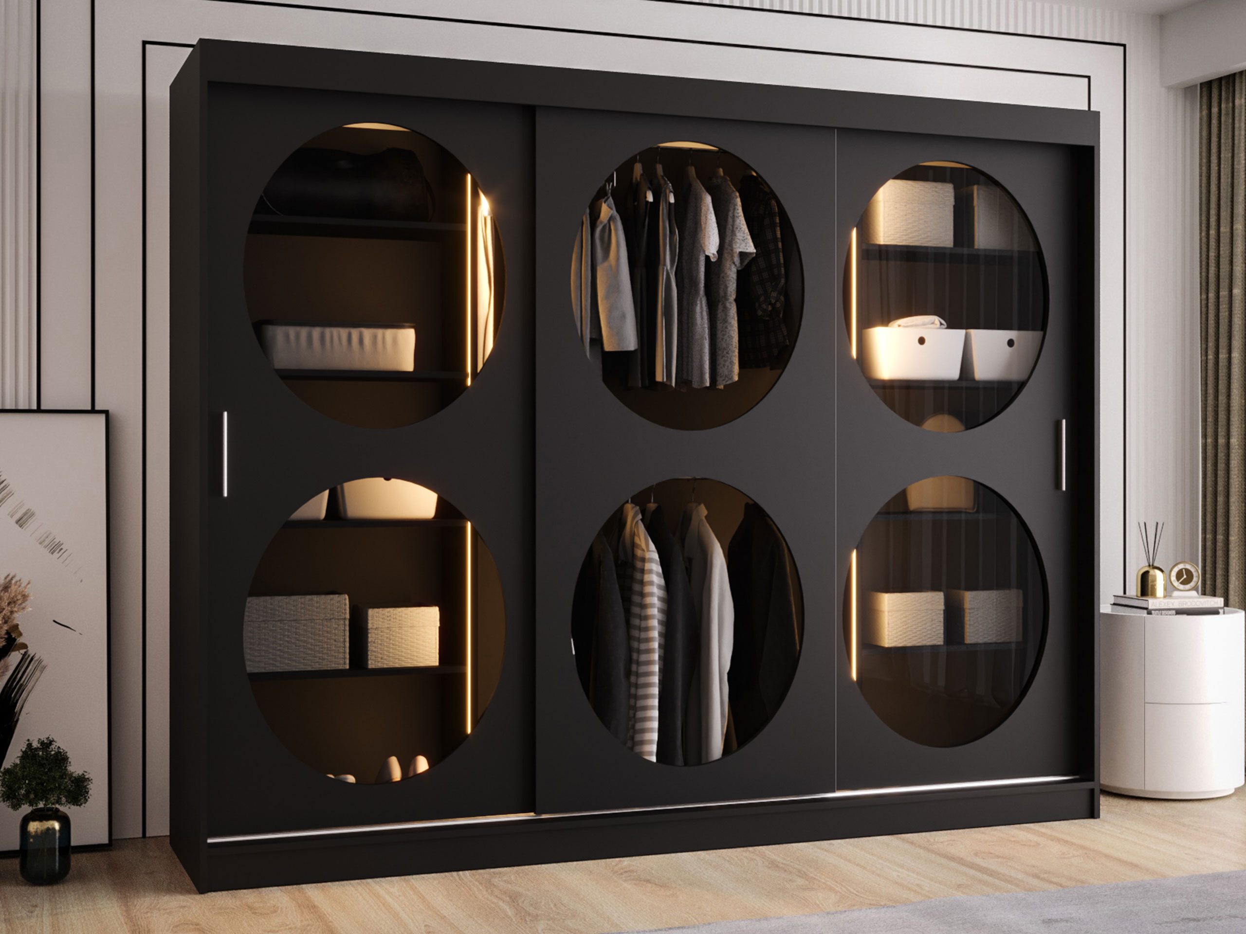 Wardrobe Hartford 533 (Black)