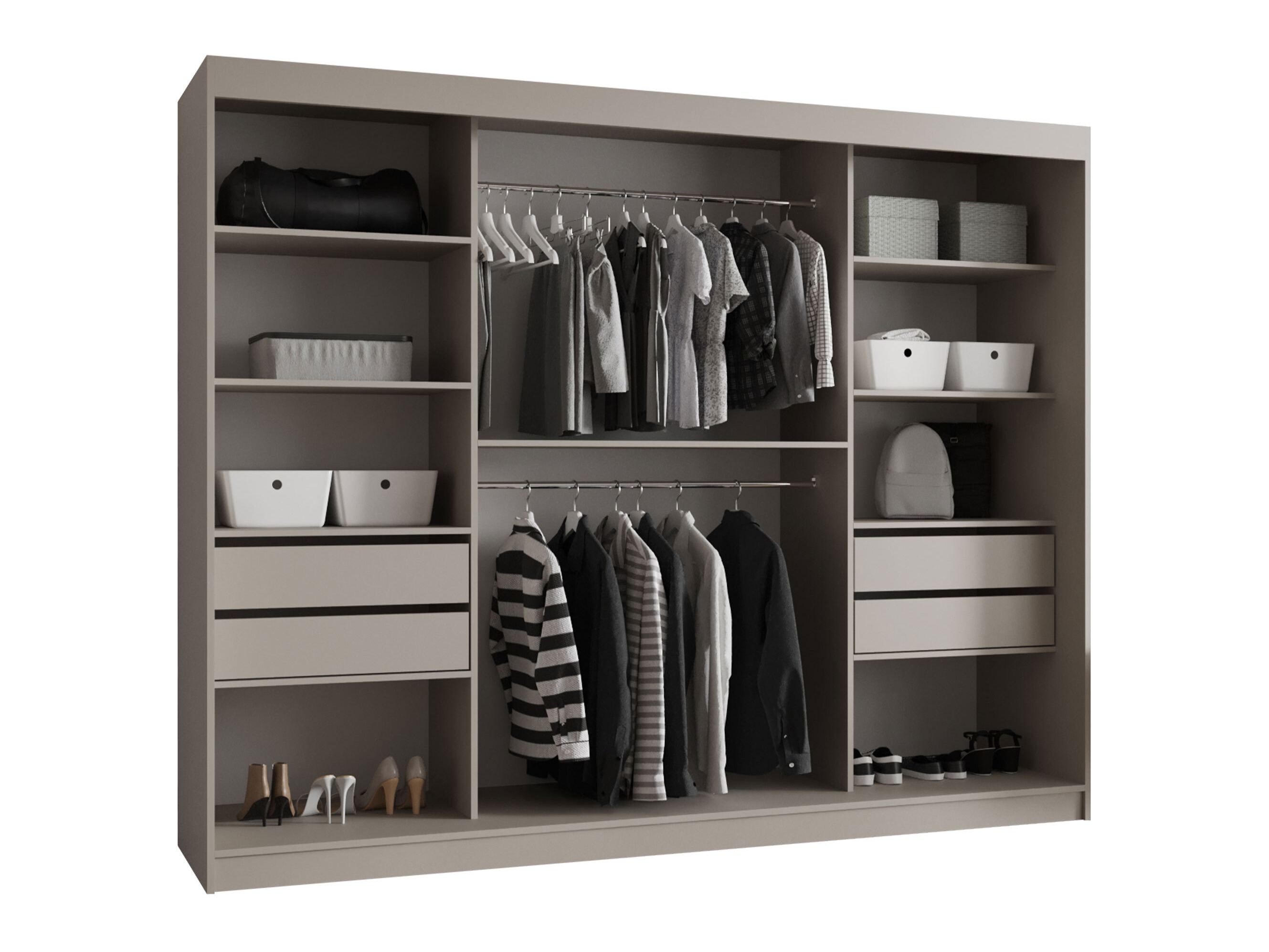 Wardrobe Hartford 533 (Black)