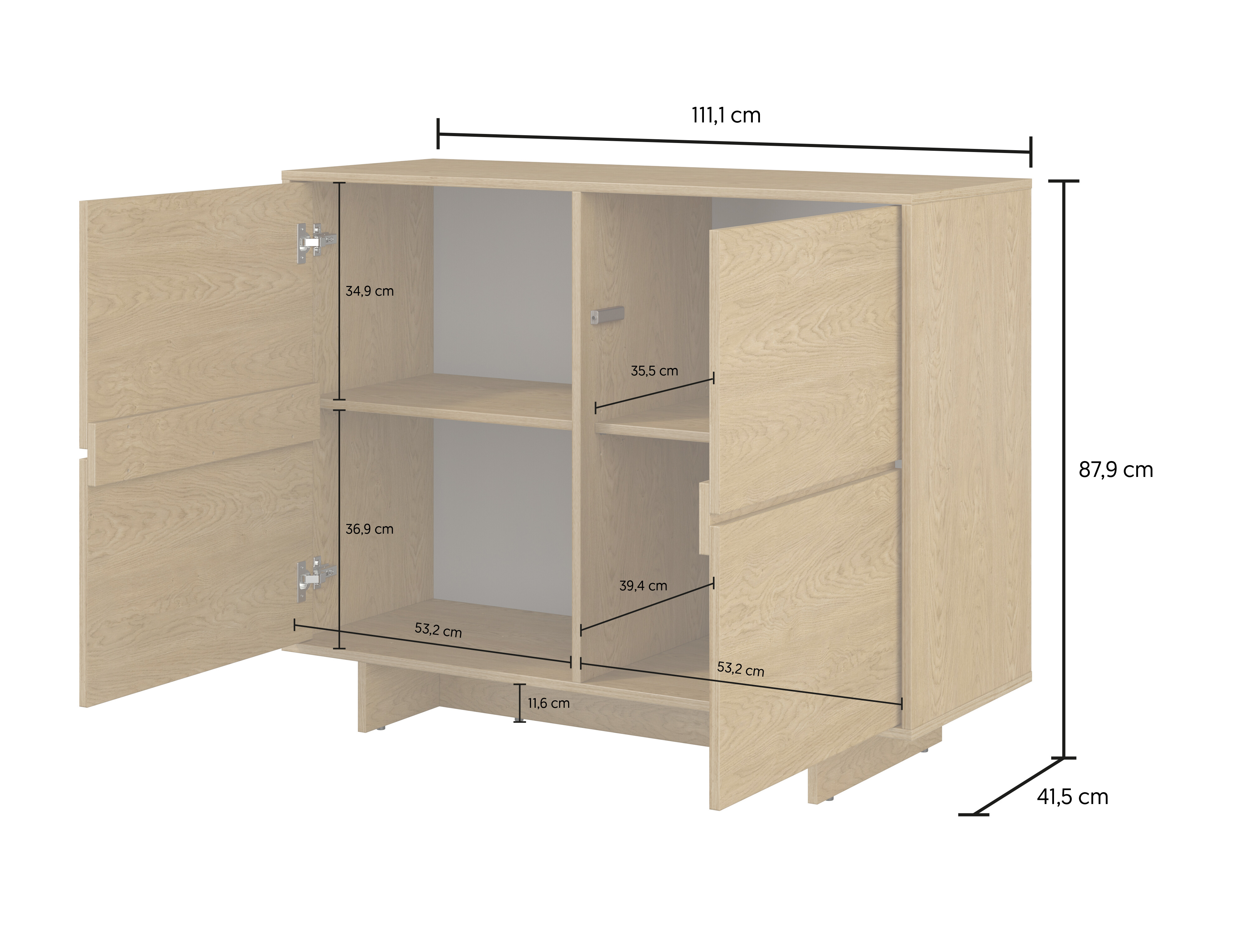 Living room set Cavbali 105 (Oak)