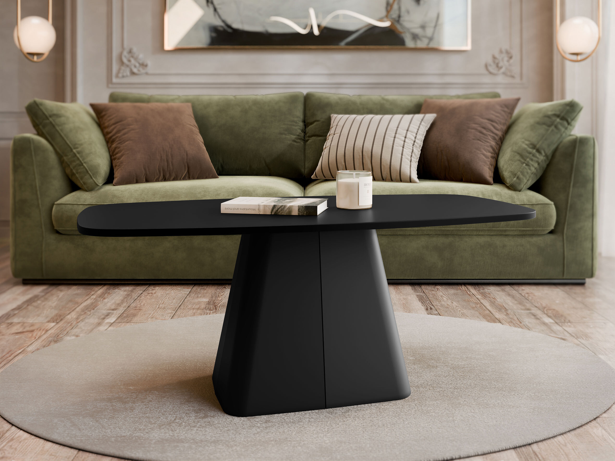 Coffee table Oswego 158 (Black)