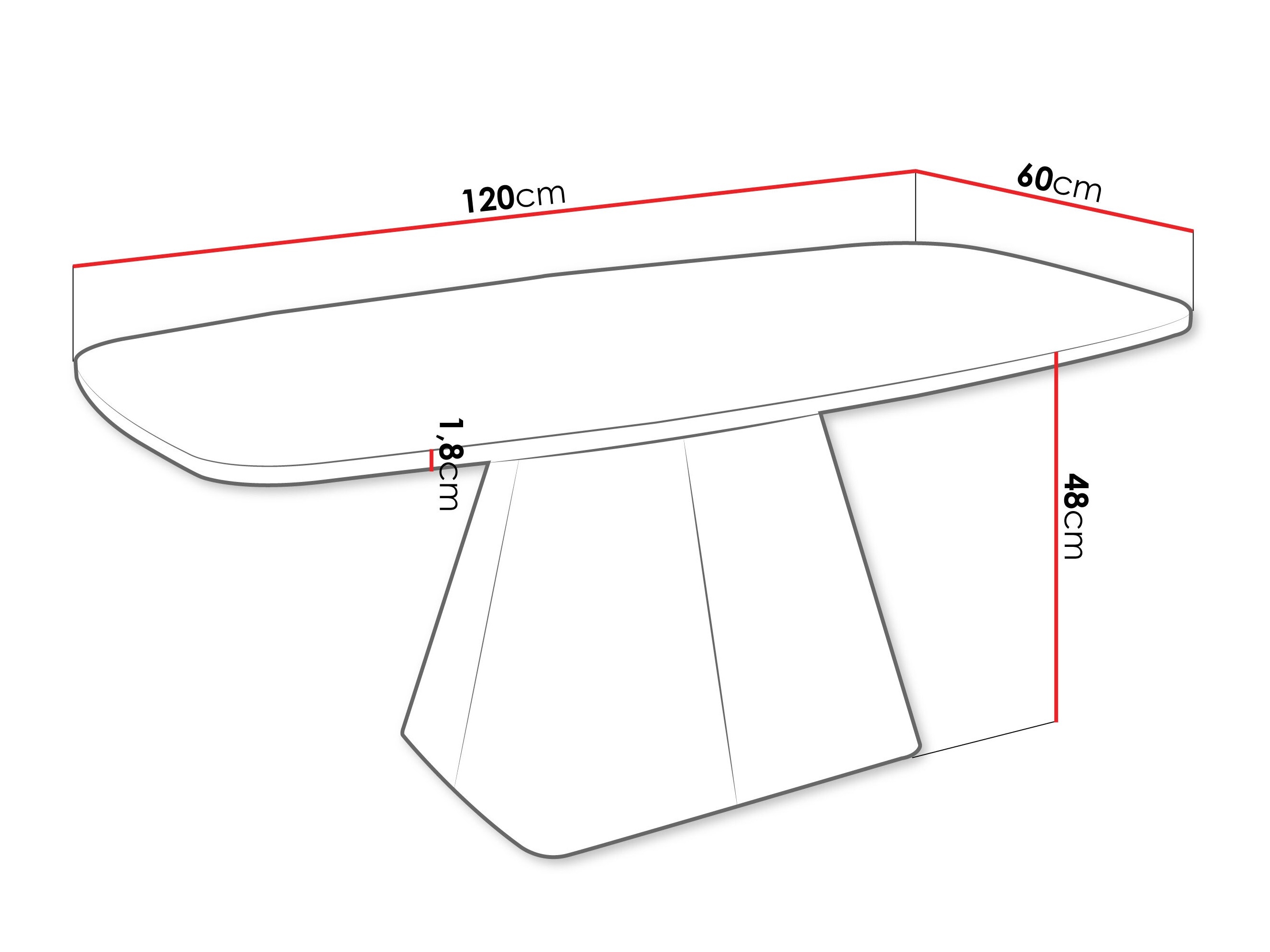 Coffee table Oswego 158 (Cashmere)