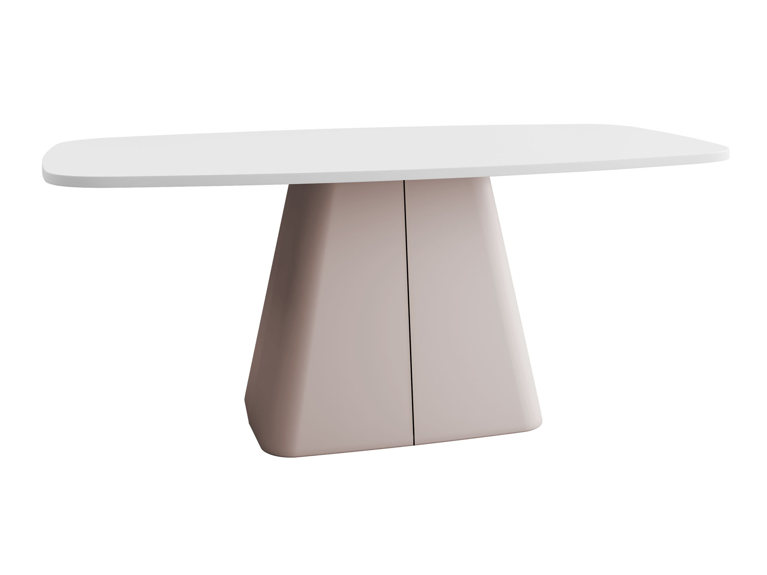 Coffee table Oswego 158 (White + Cashmere)