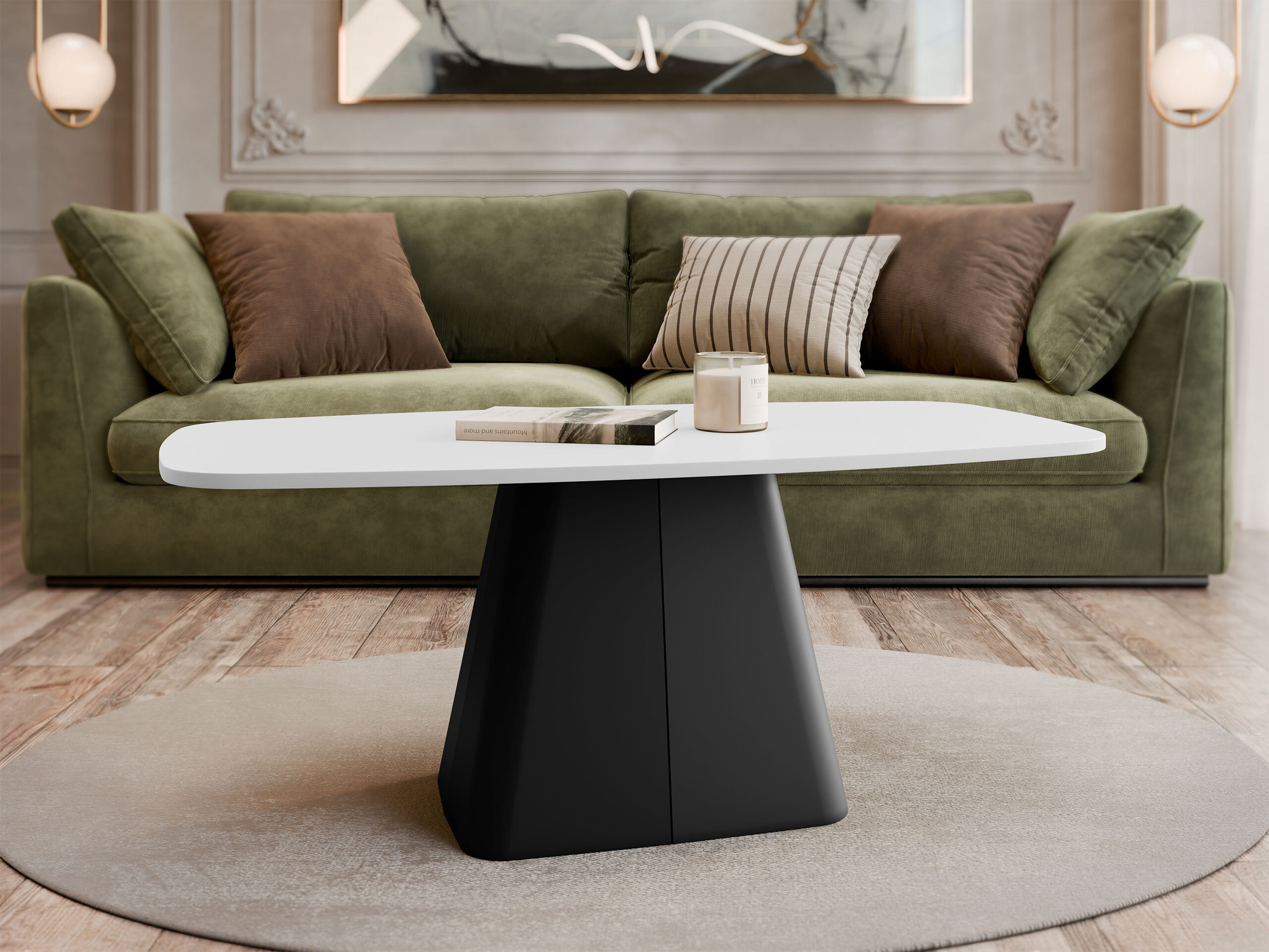 Coffee table Oswego 158 (White)