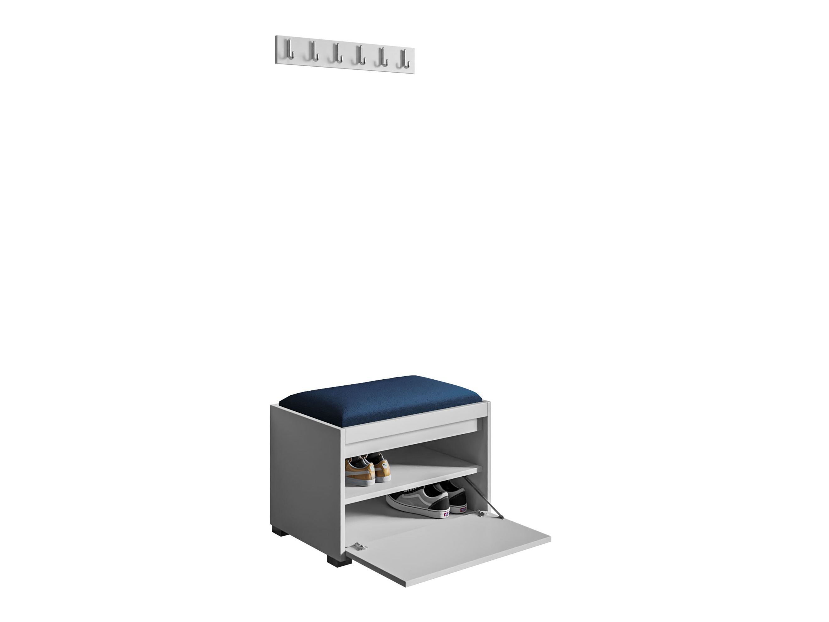 Hallway set Comfivo Pinus VIII (White + Polo 891)