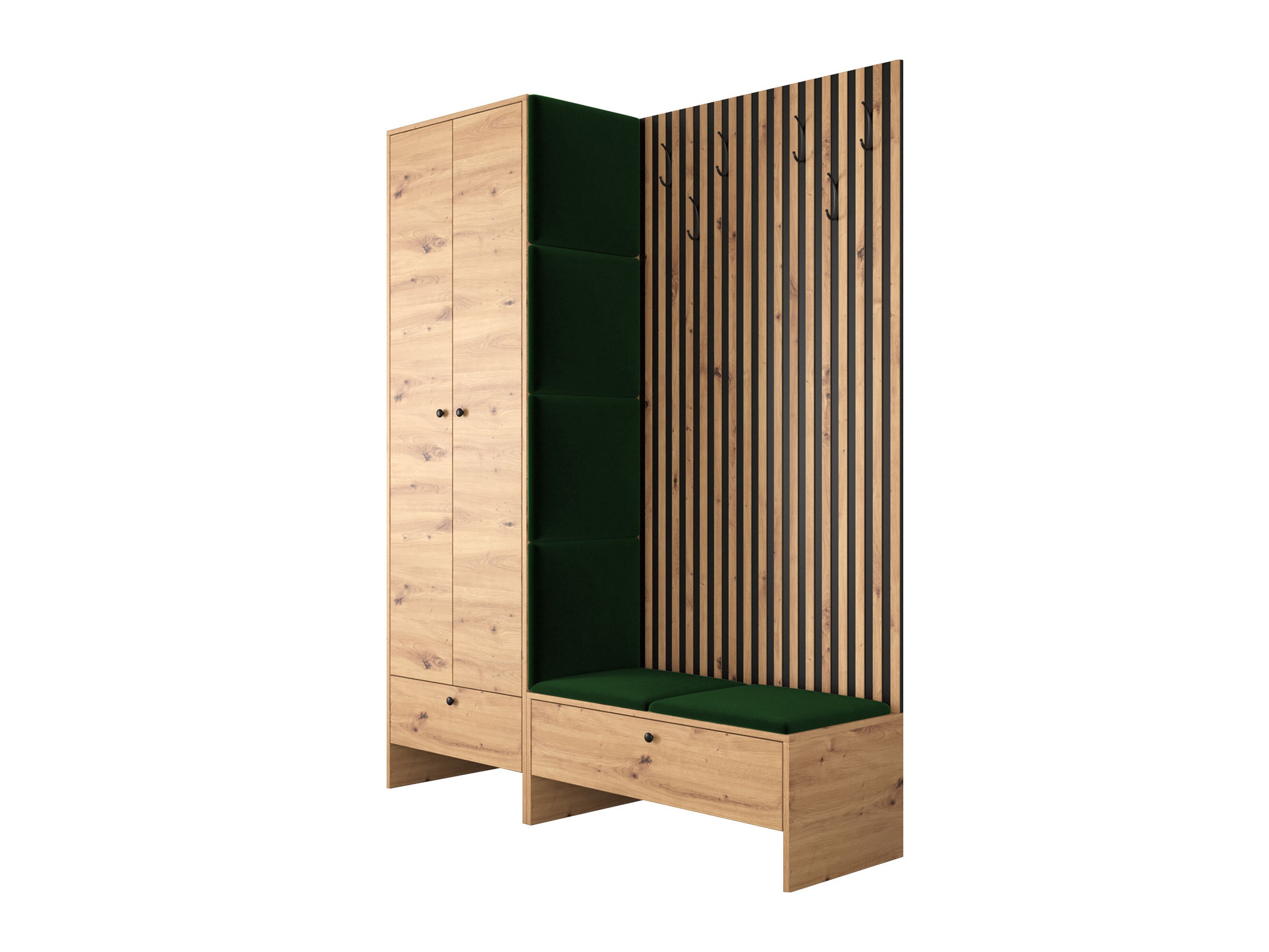 Hallway set Donio III (Artisan oak + Polo 889)