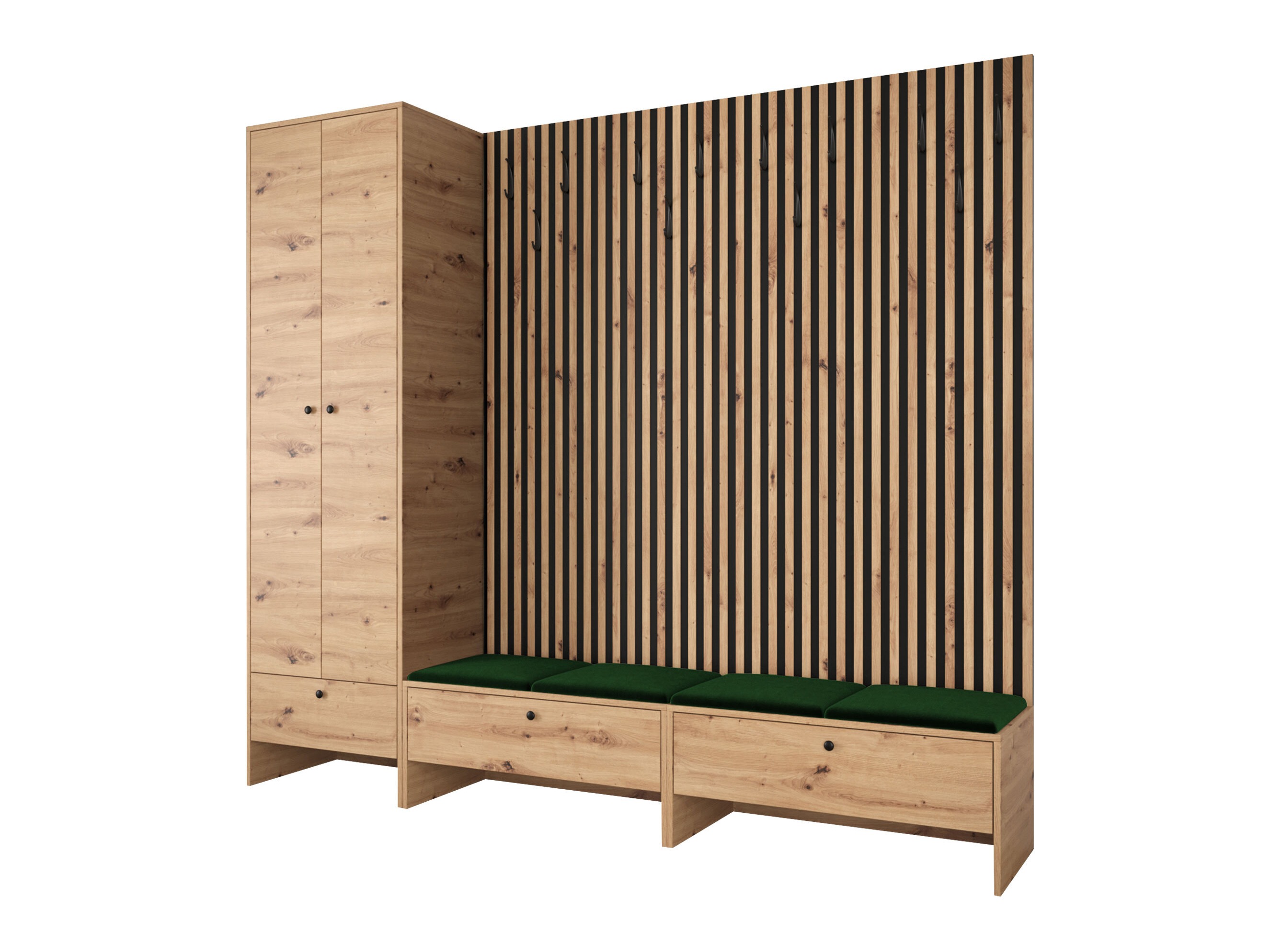 Hallway set Donio VI (Artisan oak + Polo 889)