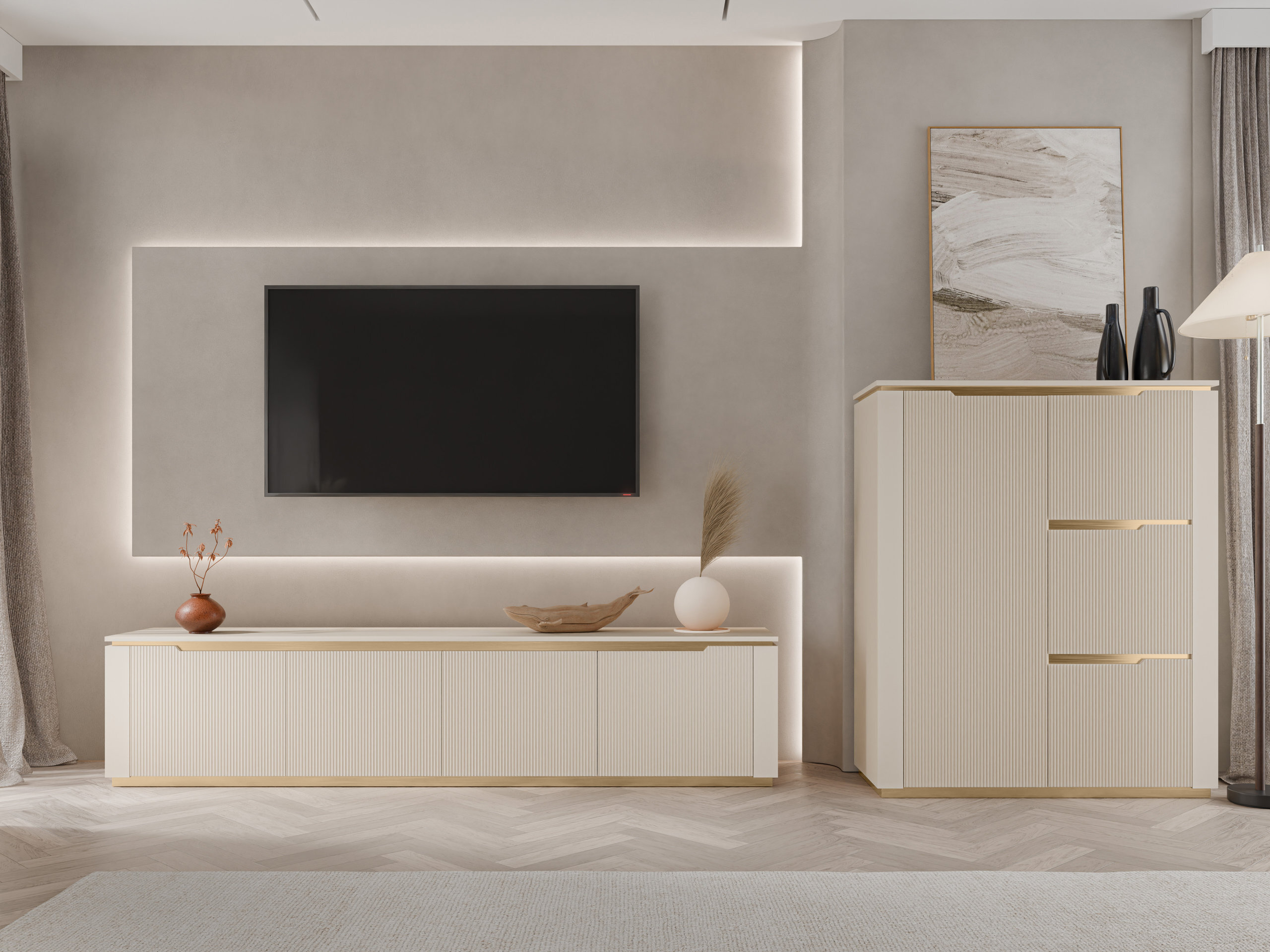 TV stand Comfivo Ovitas