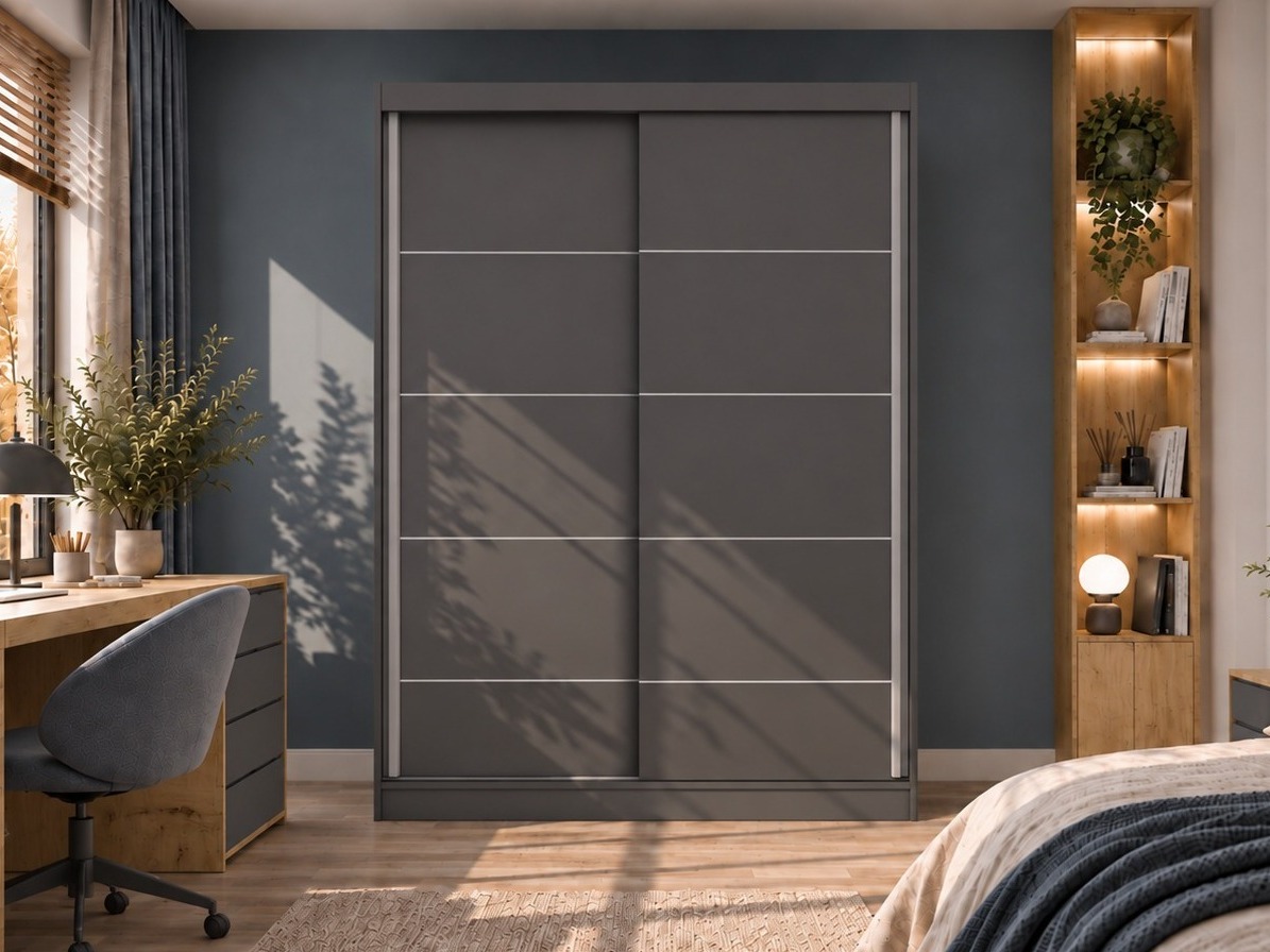 Wardrobe Mandeville 164 (Anthracite)