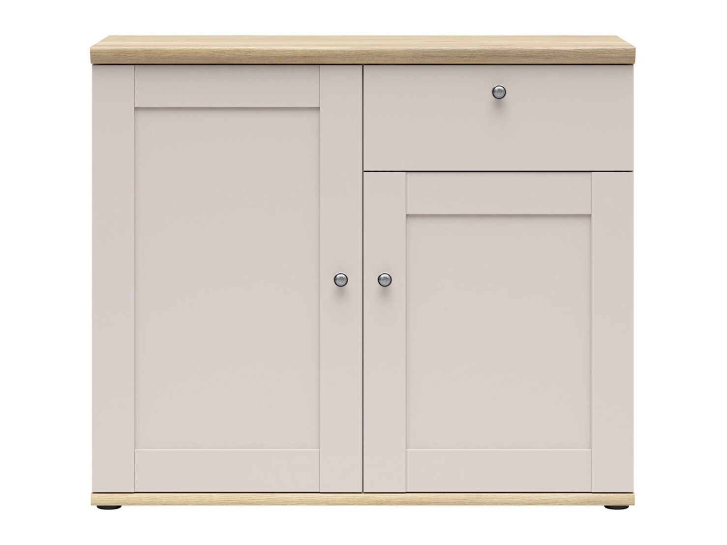 Chest of drawers Marlire 106 (Cashmere + Light oak)