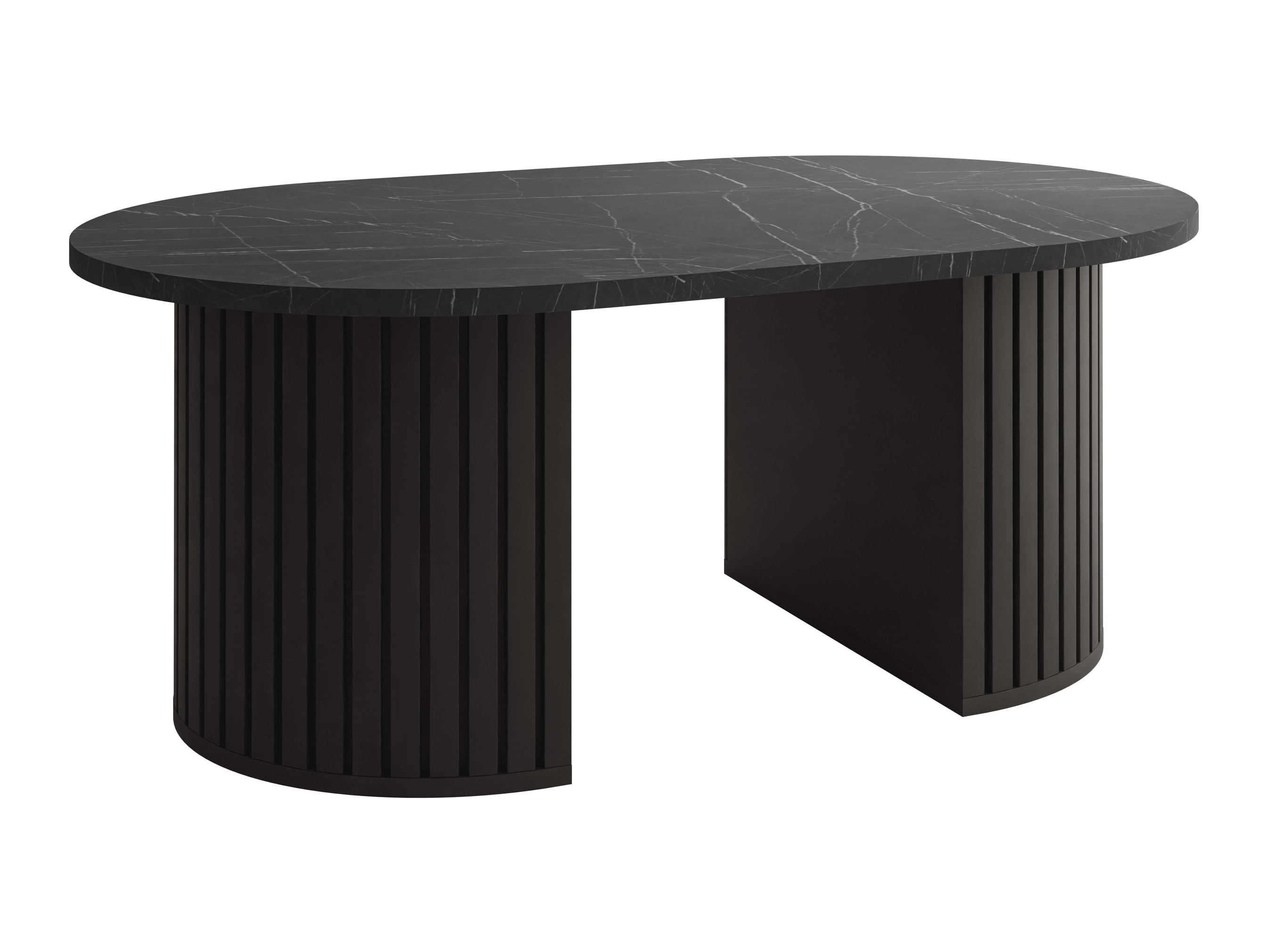 Coffee table Comfivo Ulma (Black marble + Black)