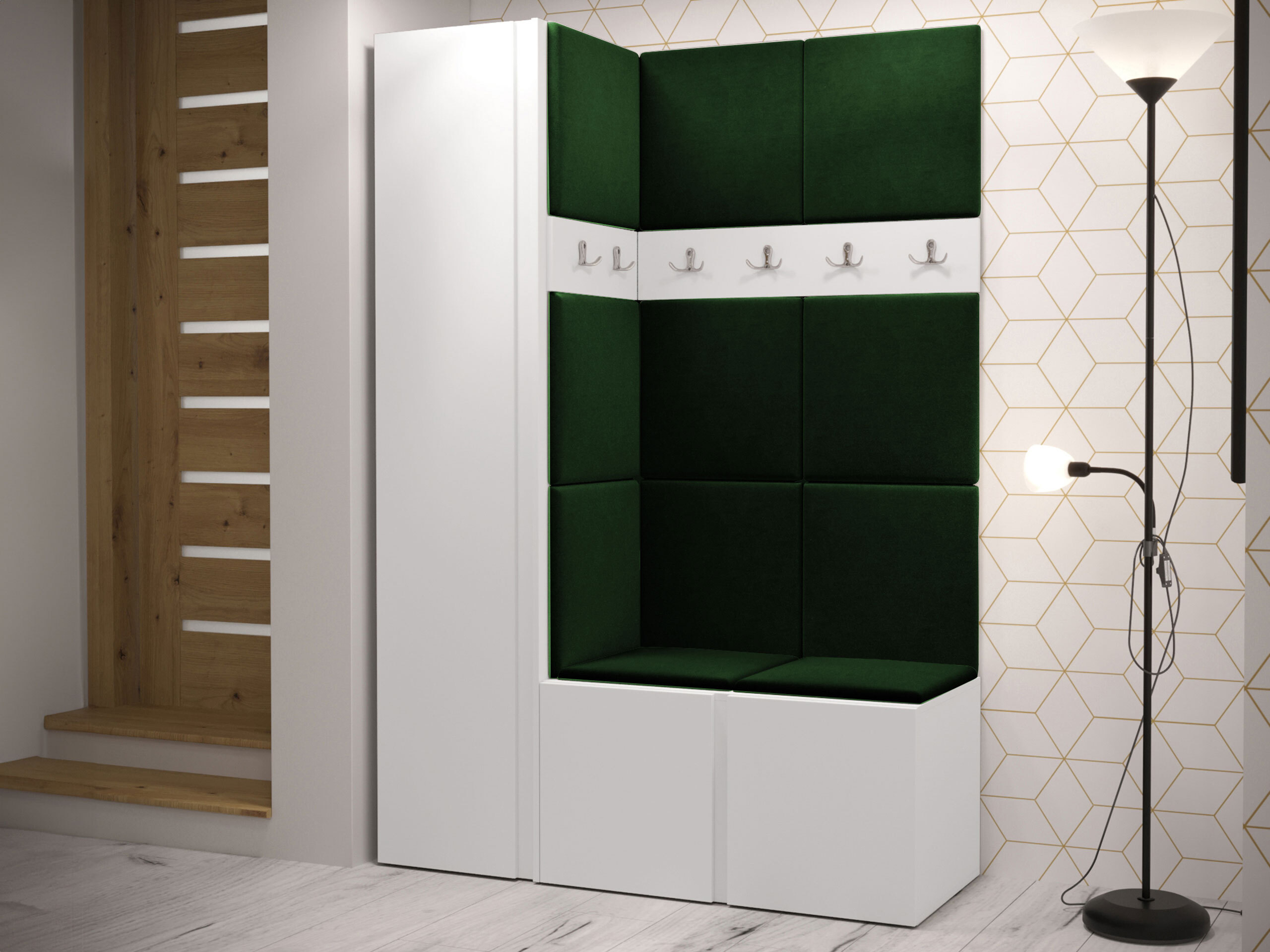 Hallway set Pinis IX (White)
