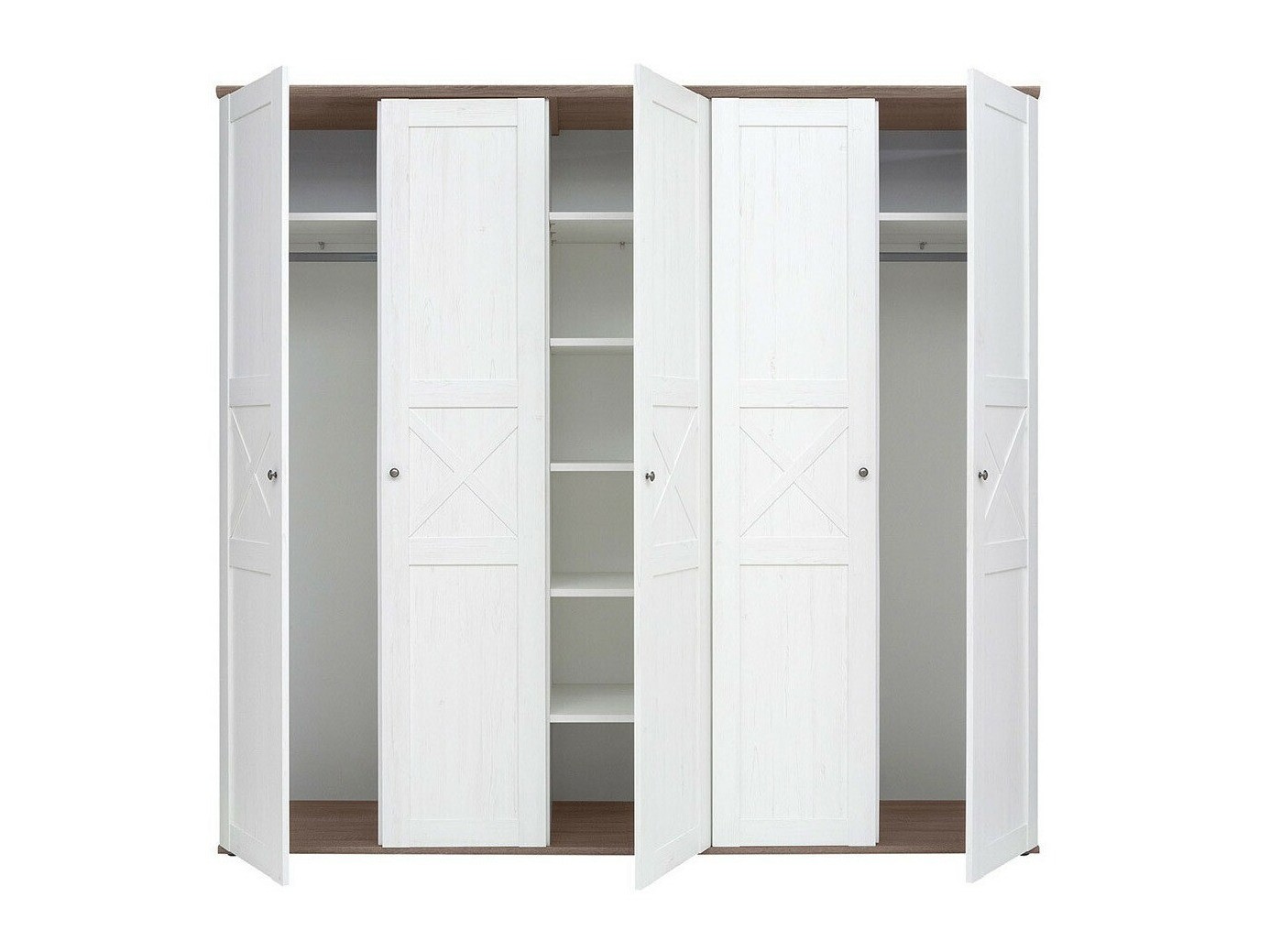 Wardrobe Marlire 107 (Anderson pine + Dark sonoma oak)