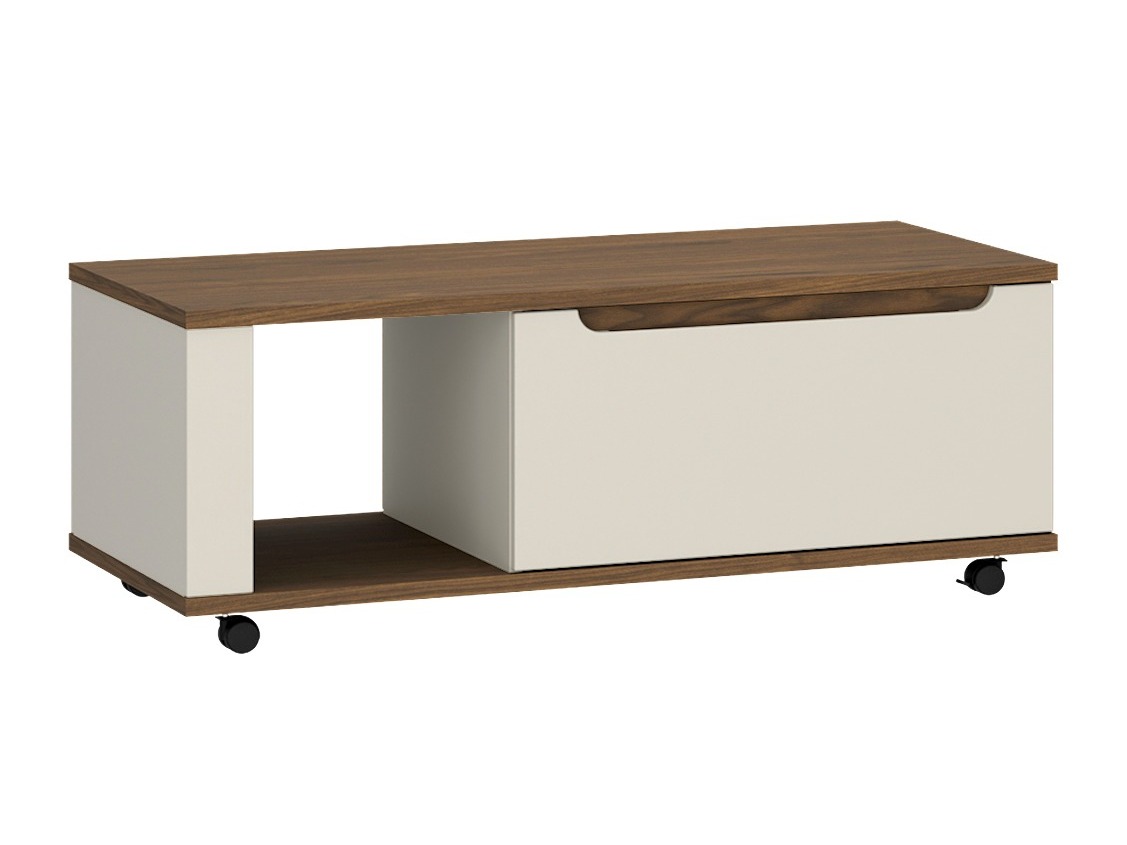 Coffee table Deldori 106 (Walnut + Cashmere)
