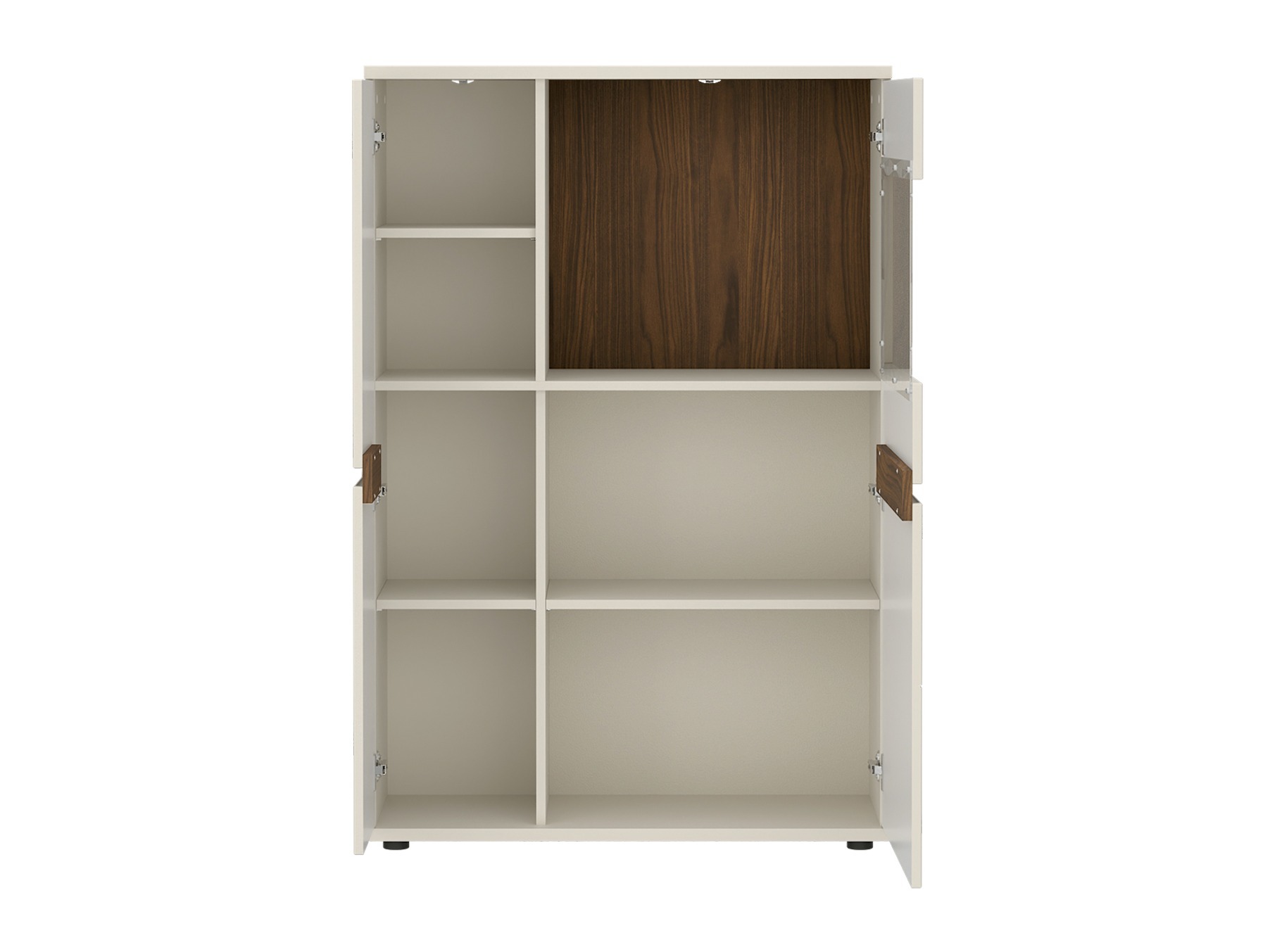 Sideboard Deldori 102 (Cashmere + Walnut)