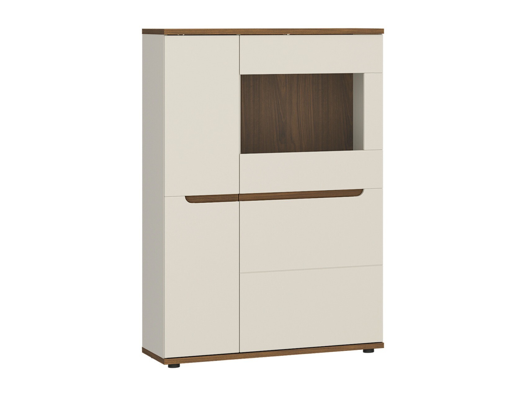 Sideboard Deldori 102 (Walnut + Cashmere)