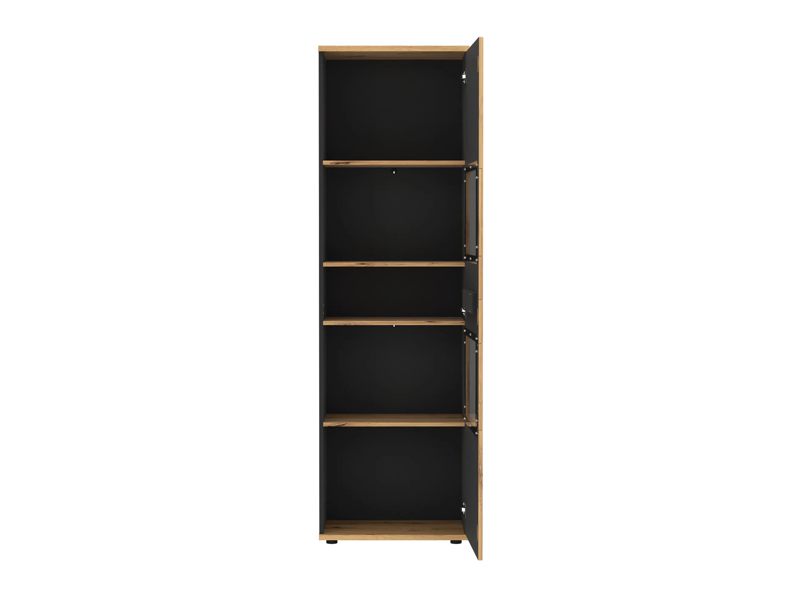 Bookcase Deldori 108 (Artisan oak + Anthracite)