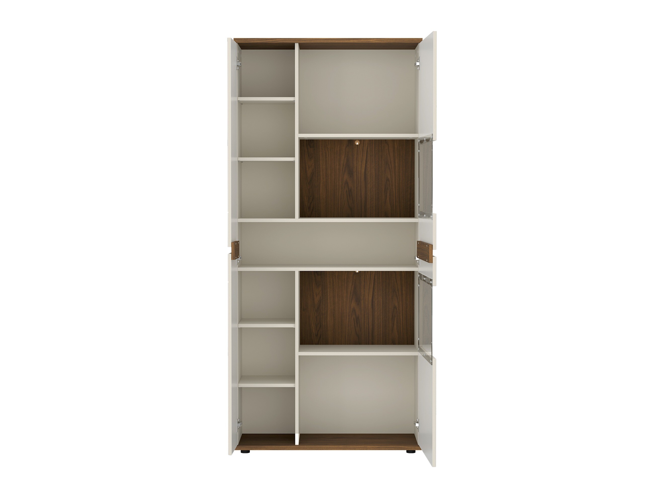 Bookcase Deldori 109 (Walnut + Cashmere)