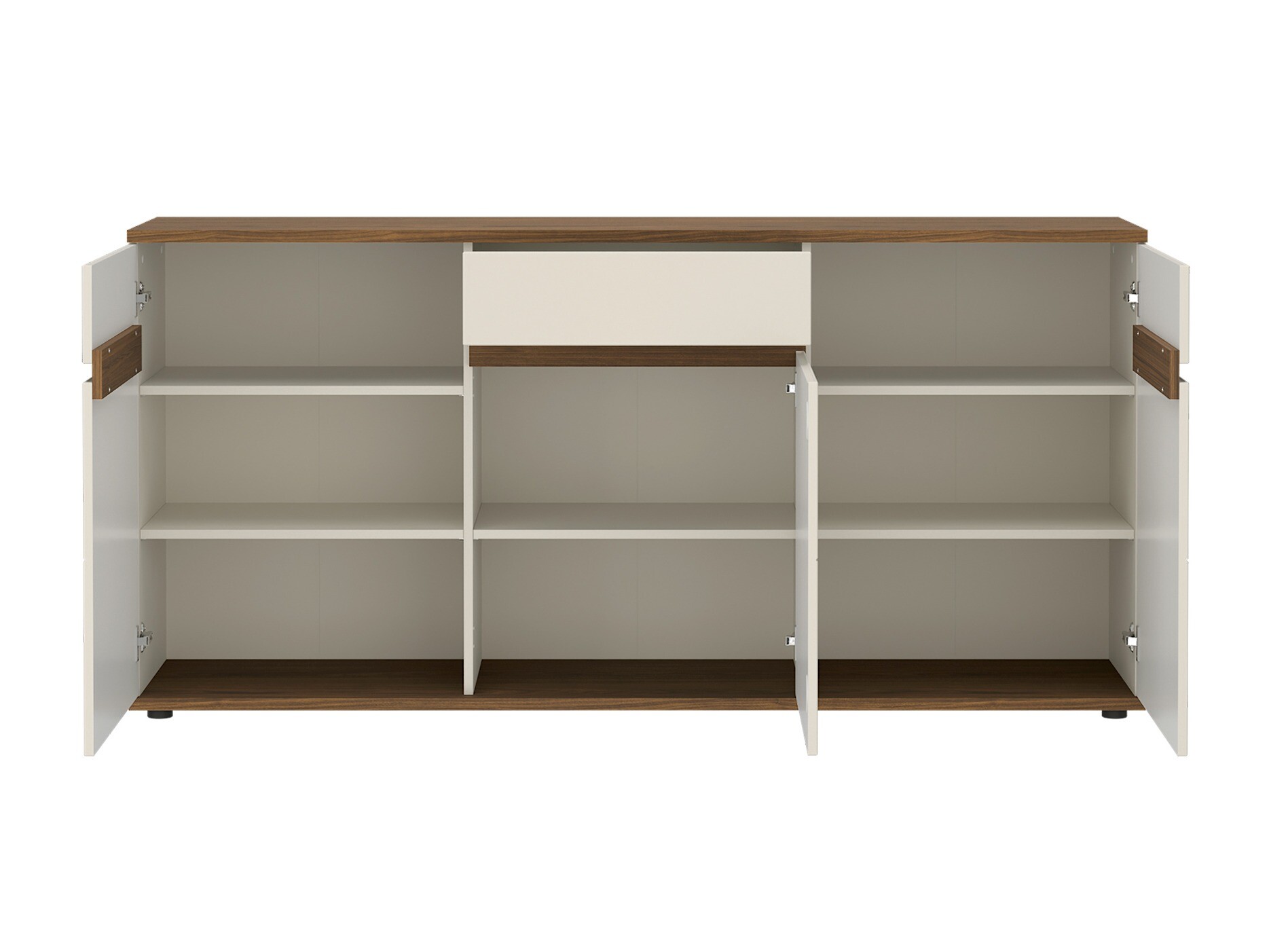 Chest of drawers Deldori 104 (Walnut + Cashmere)