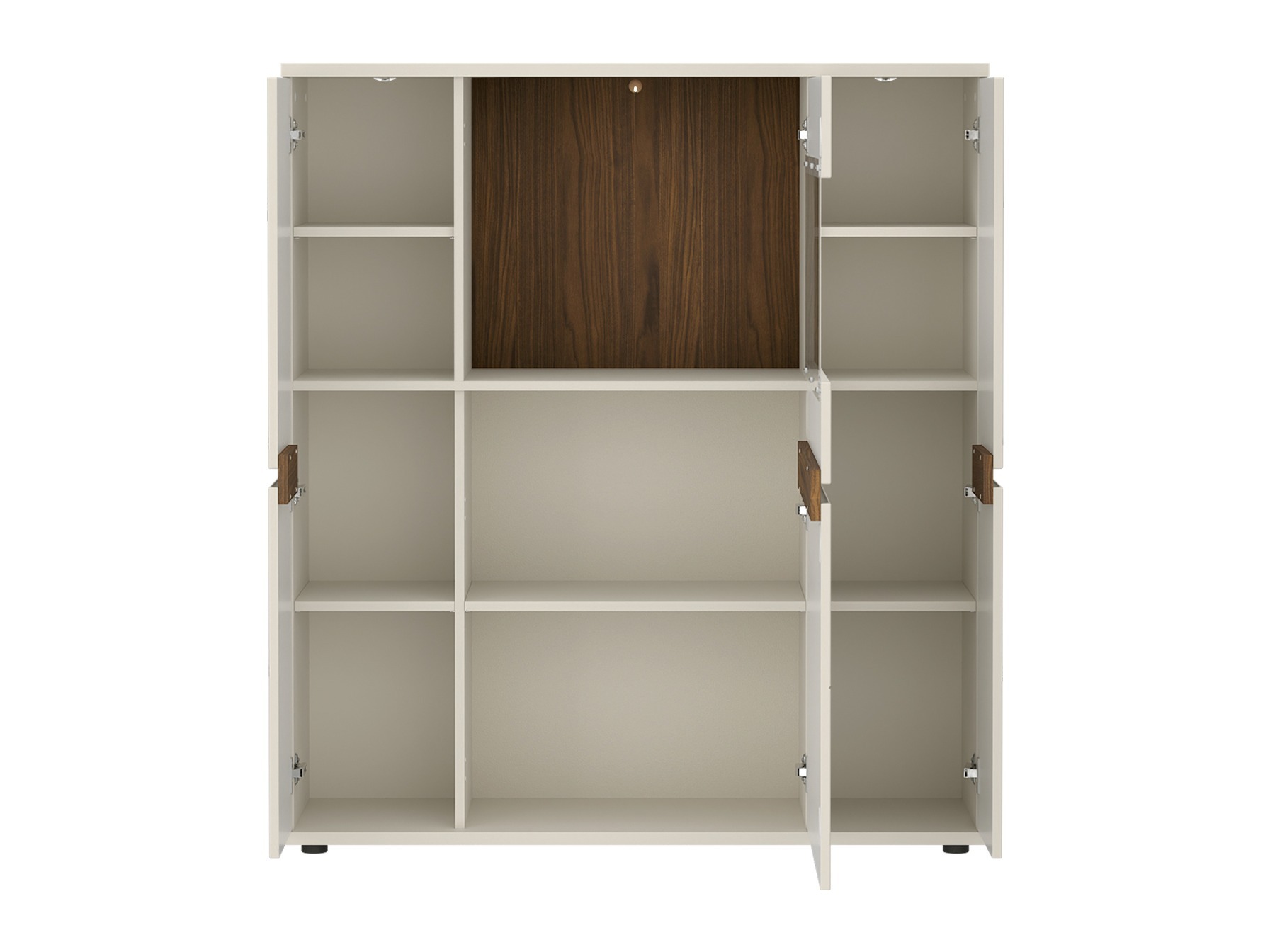 Sideboard Deldori 103 (Cashmere + Walnut)