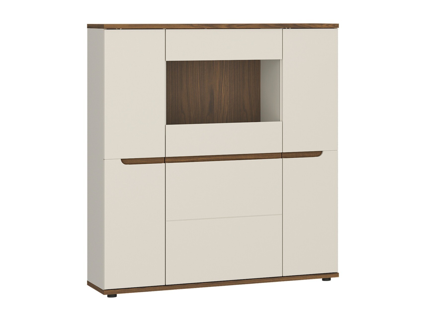Sideboard Deldori 103 (Walnut + Cashmere)