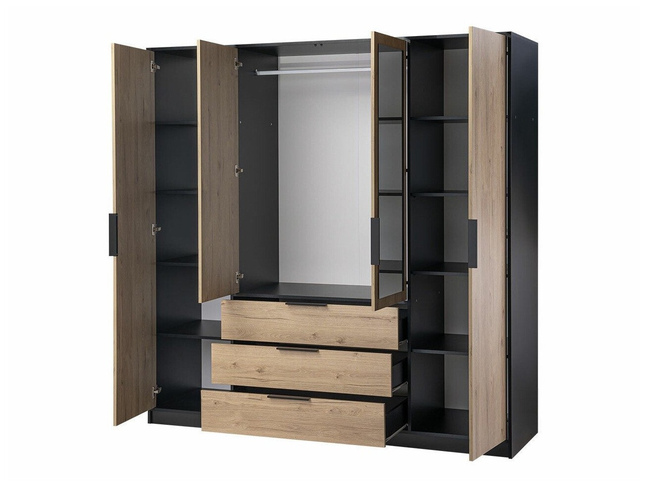 Wardrobe Ophdome 115 (Oak)
