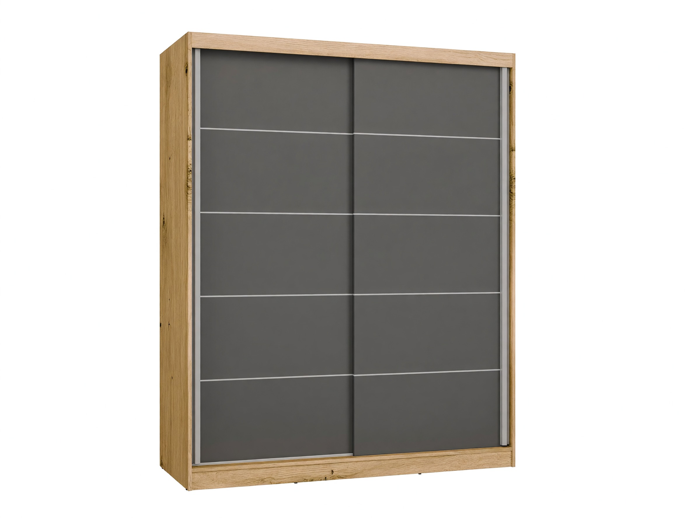 Wardrobe Mandeville 177 (Artisan oak + Anthracite)