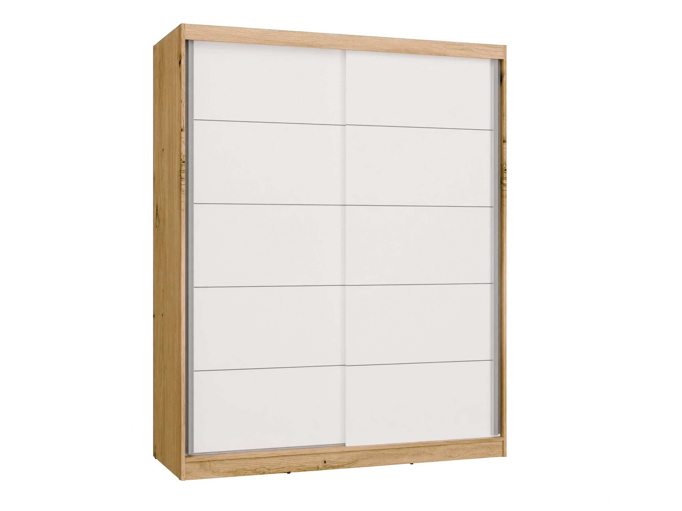 Wardrobe Mandeville 177 (Artisan oak + White)