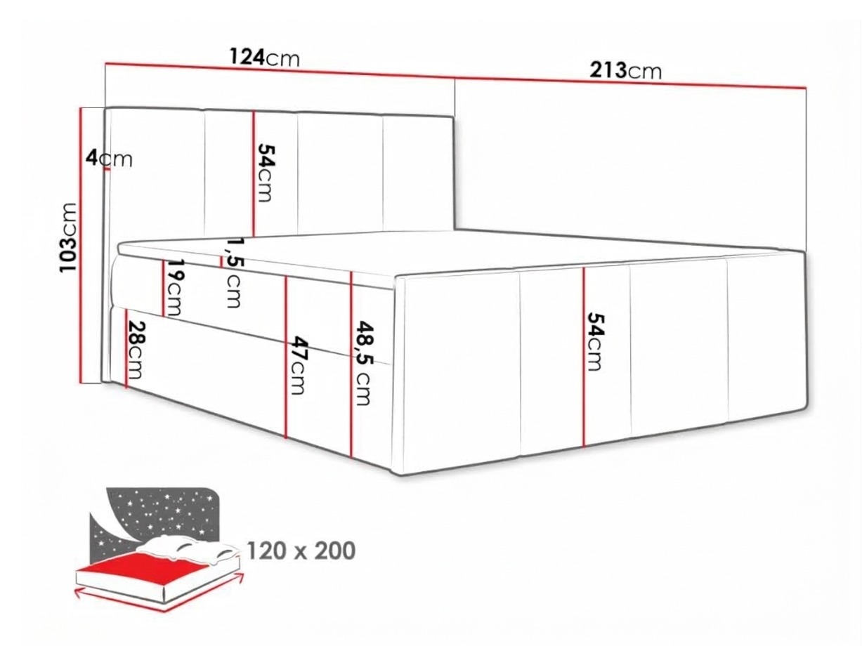 Continental bed Ventus (Soft 011)