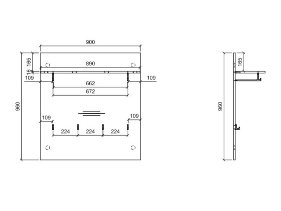 Coat rack Deldori 116