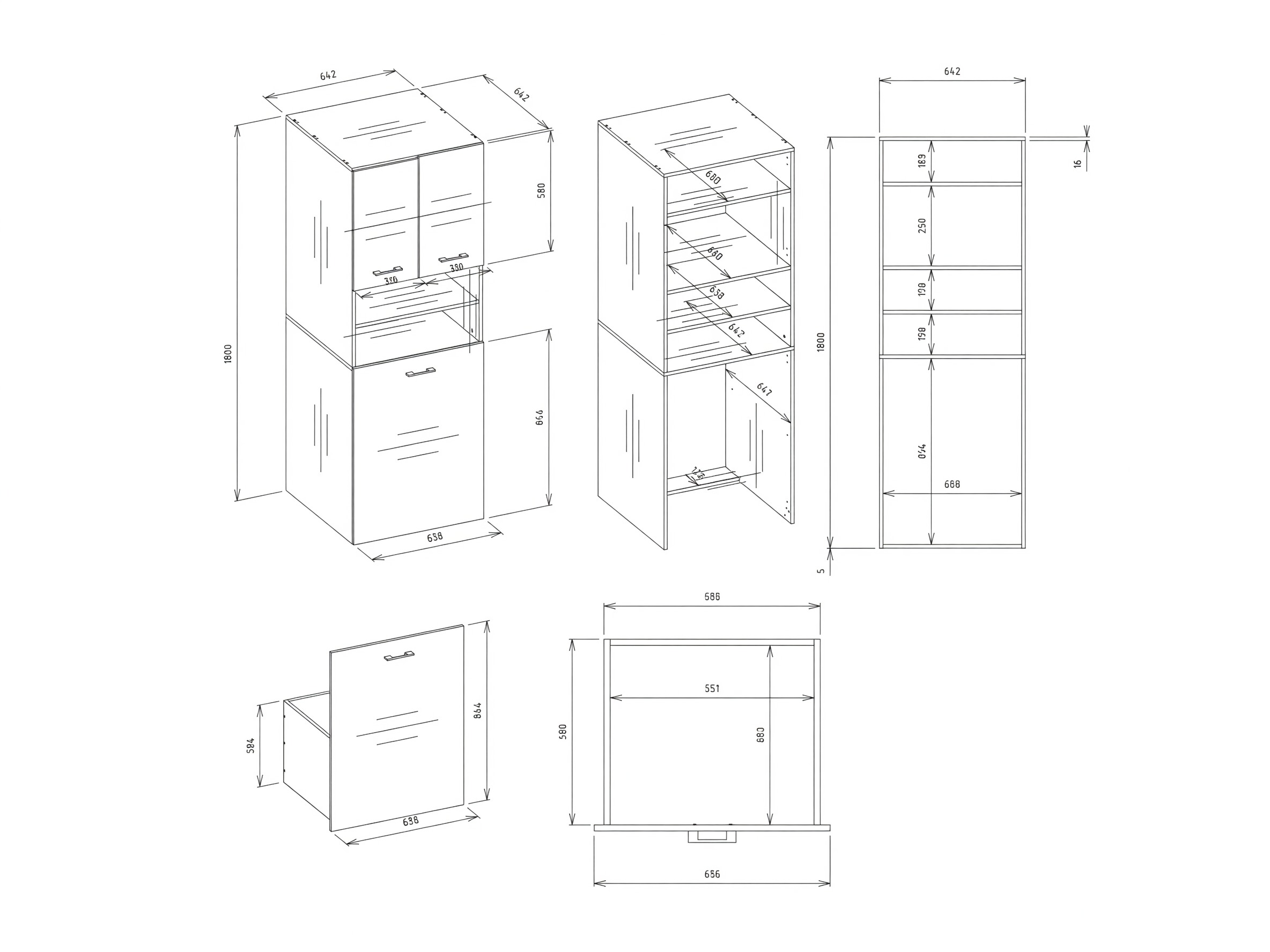 Bathroom shelf Balelbo 119