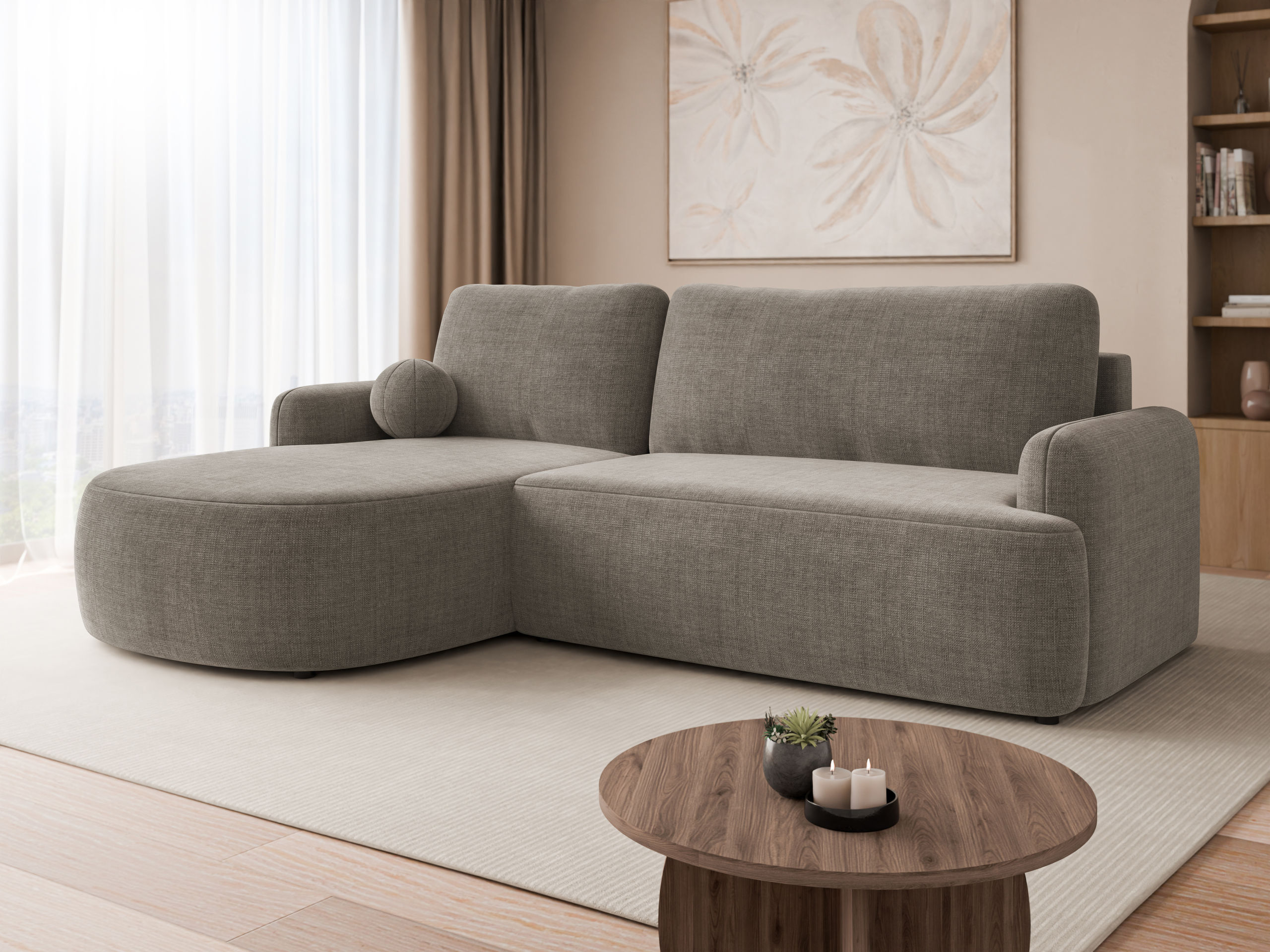Corner sofa Comfivo Popis (Golden 26)