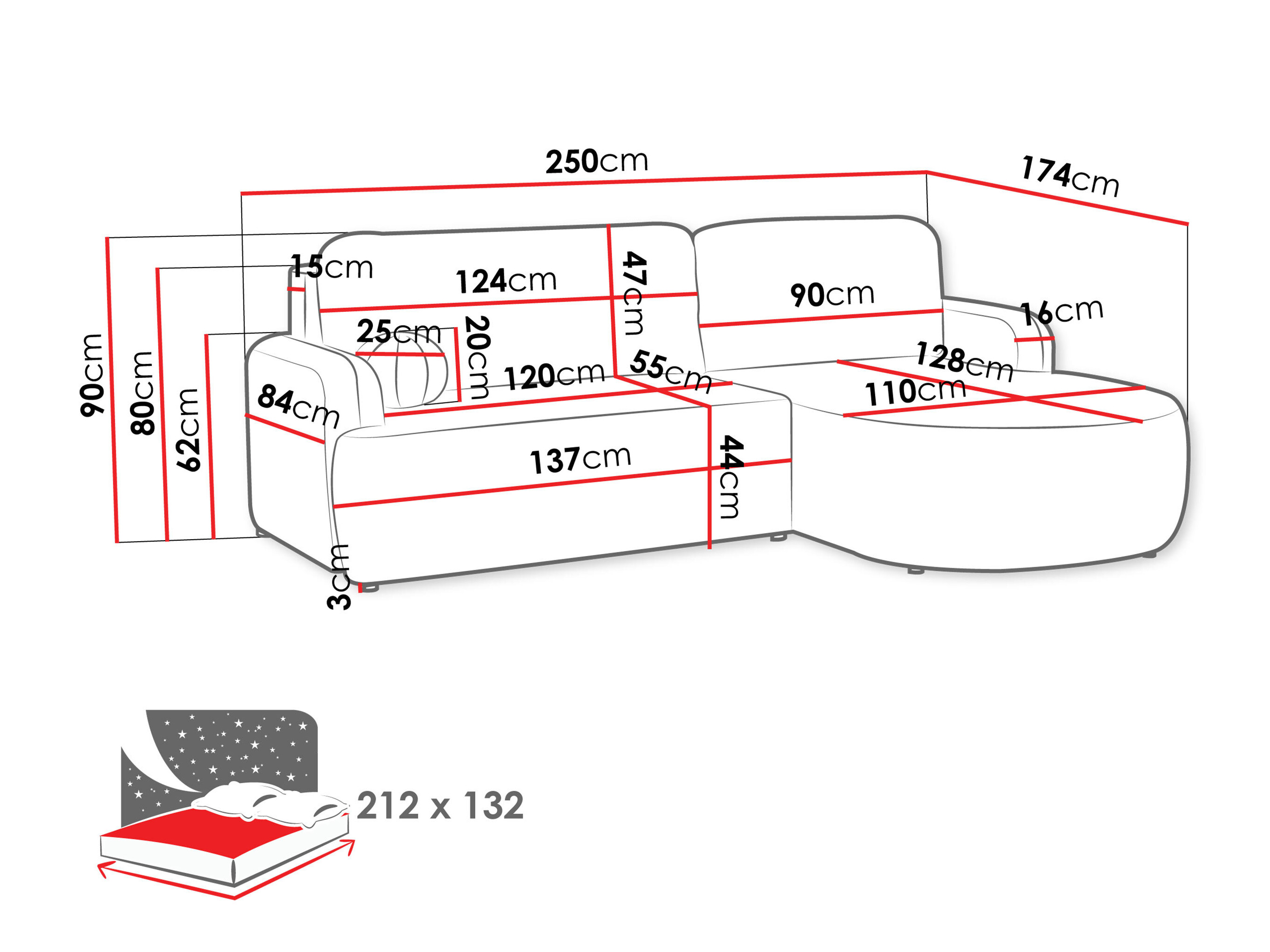 Corner sofa Comfivo Popis (Manza 29)
