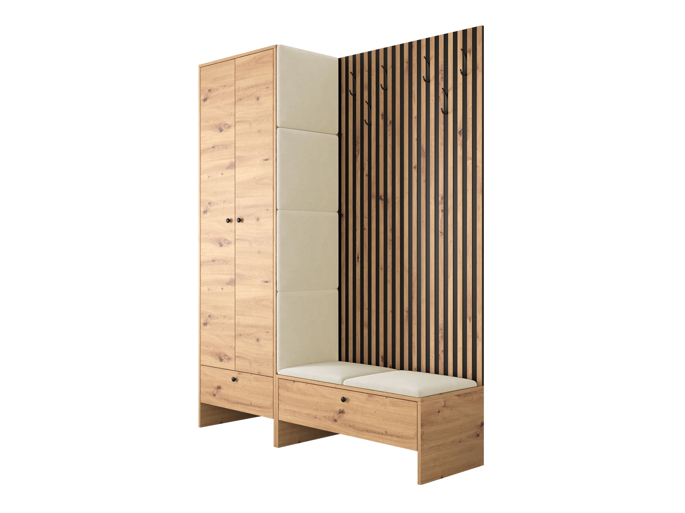 Hallway set Donio III (Artisan oak + Polo 872)