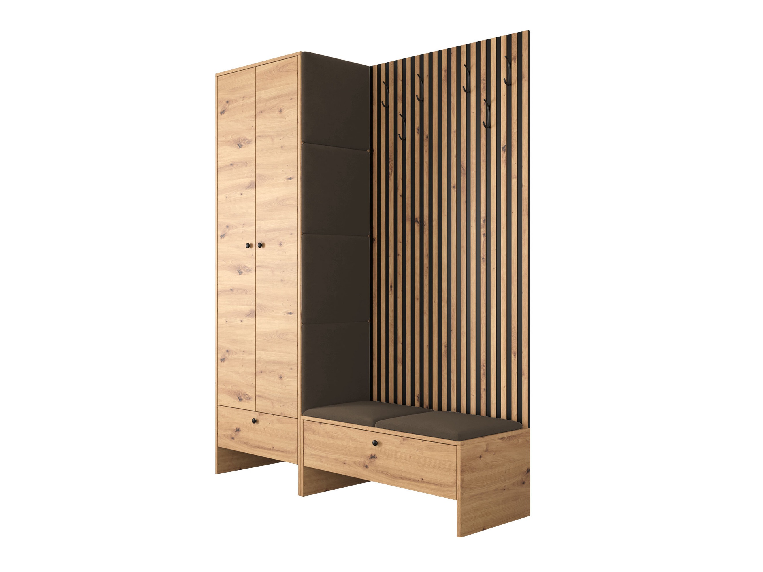 Hallway set Donio III (Artisan oak + Polo 877)