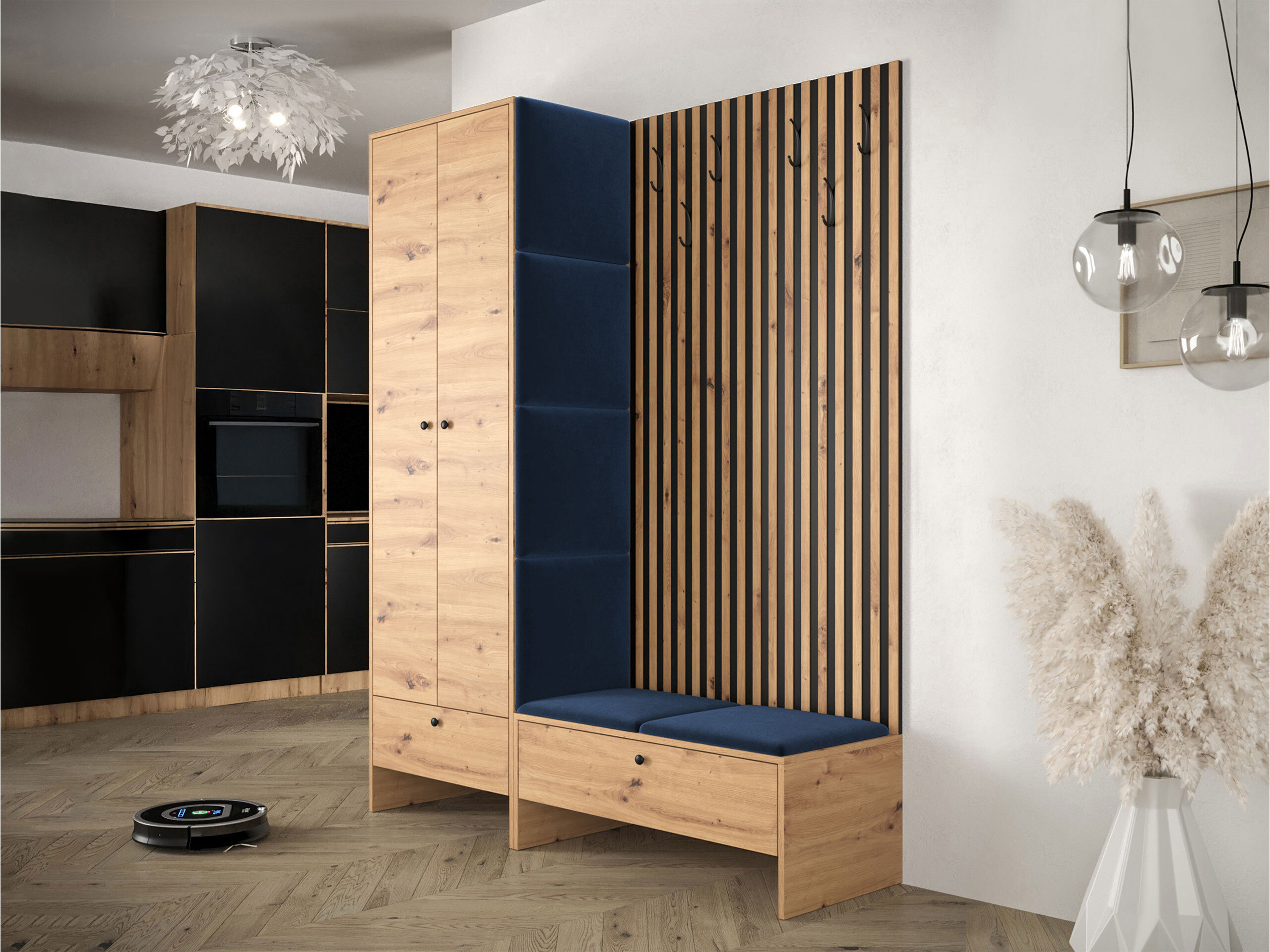 Hallway set Donio III (Artisan oak + Polo 891)