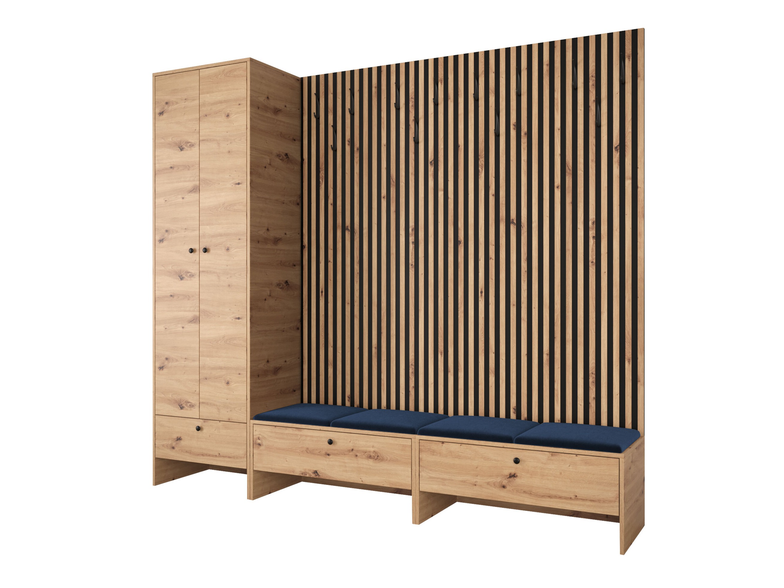 Hallway set Donio VI (Artisan oak + Polo 891)