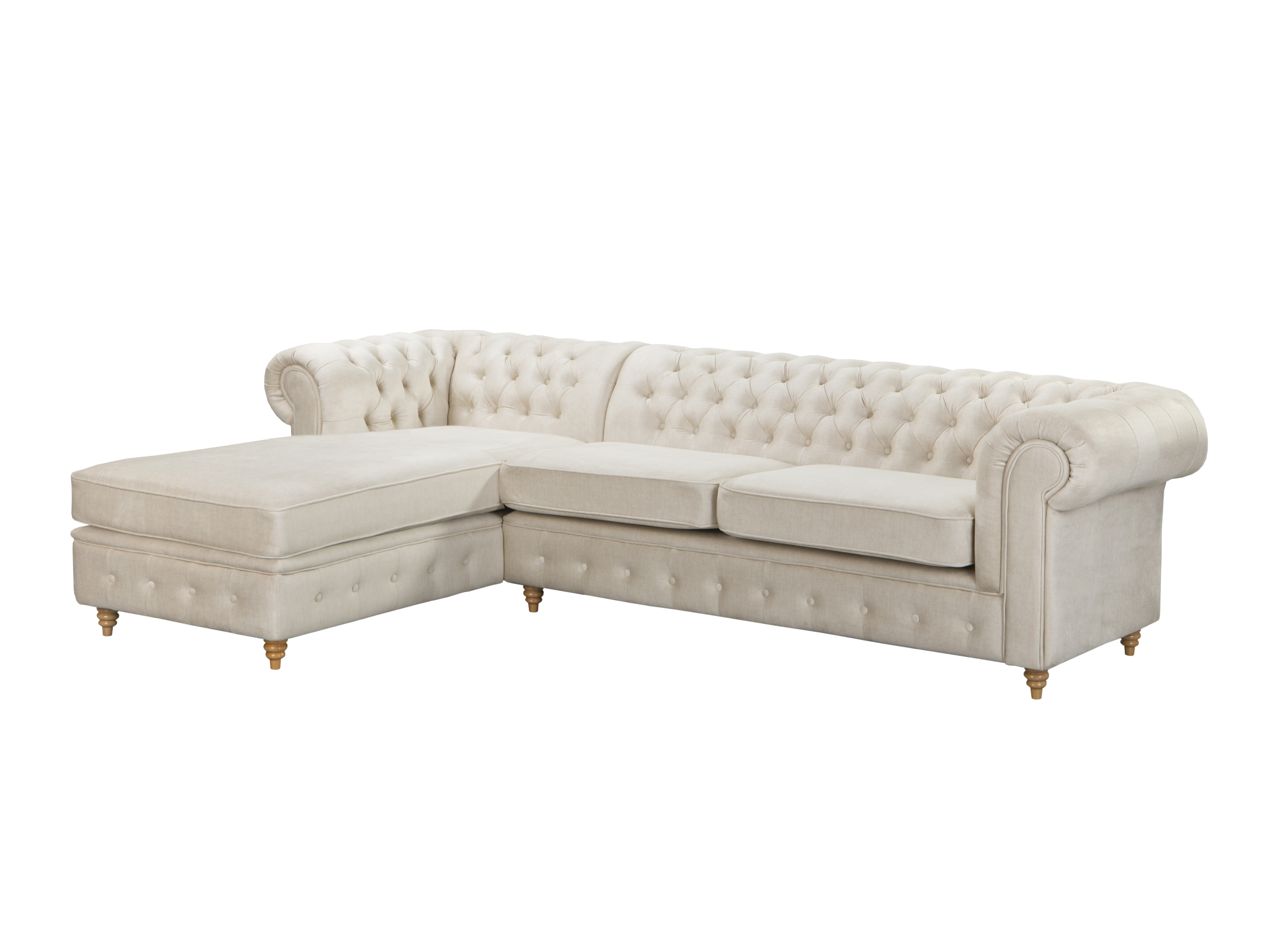 Chesterfield corner sofa Elitala 110 (Vogue 01)