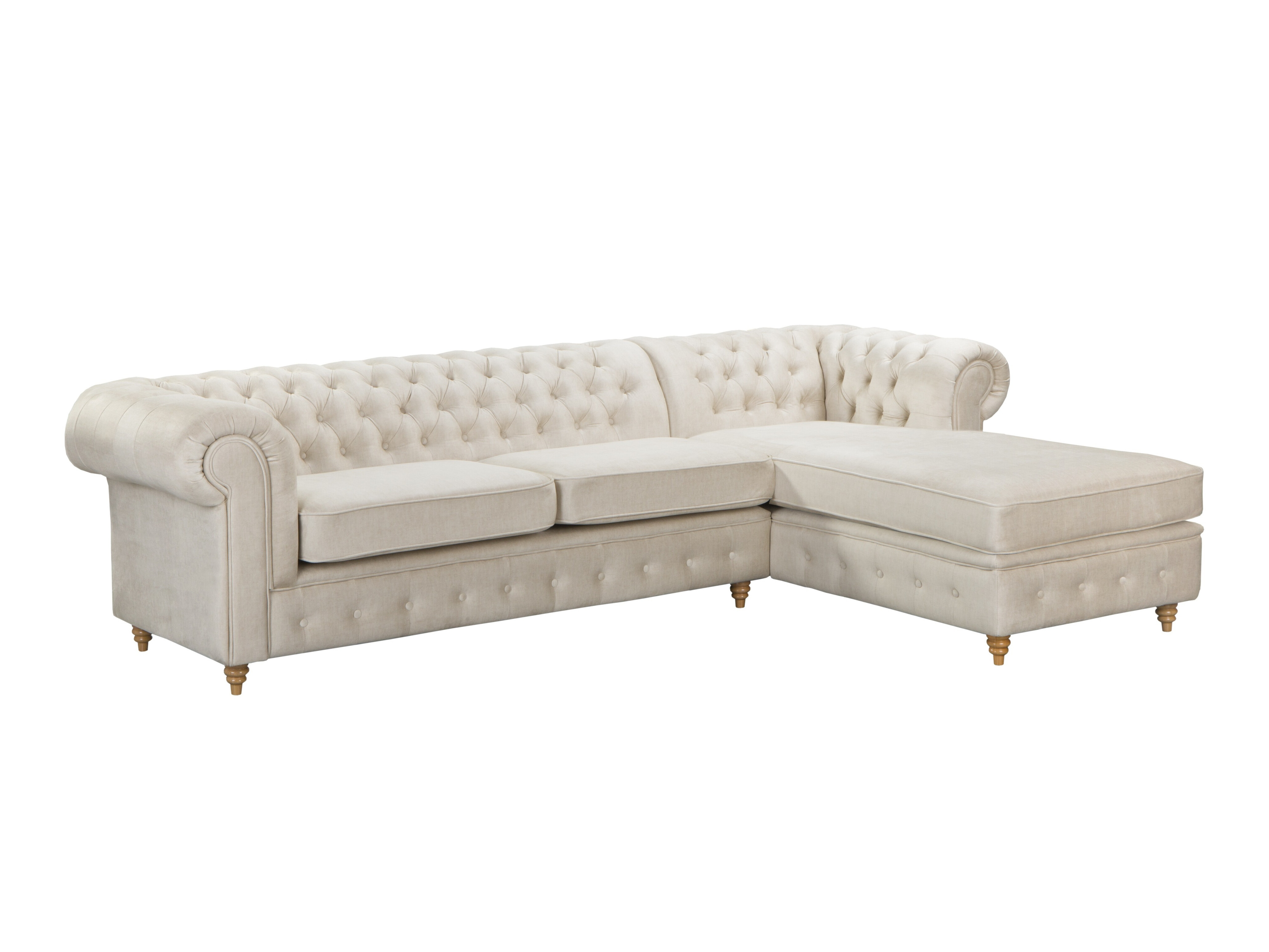 Chesterfield corner sofa Elitala 110 (Vogue 01)