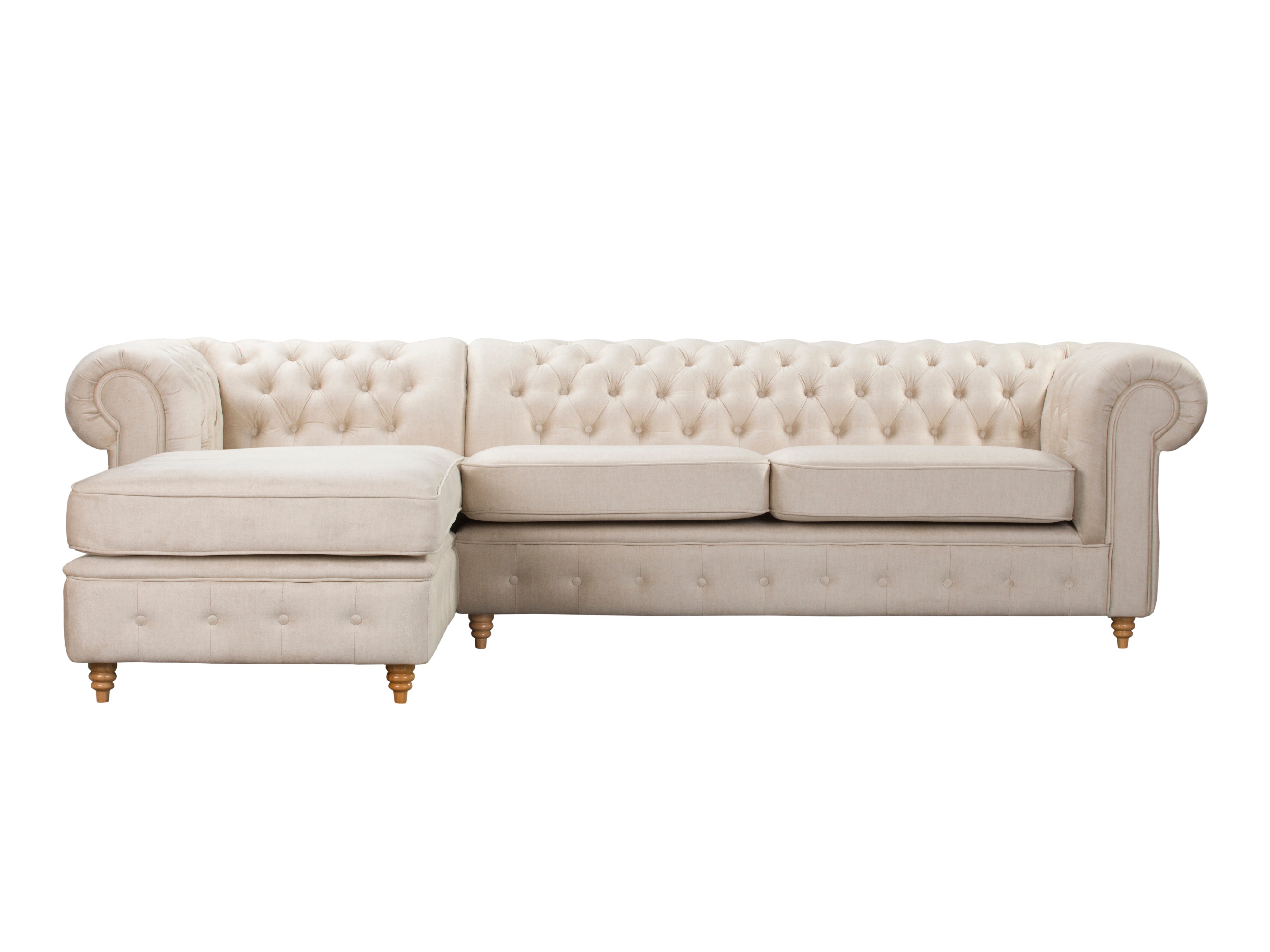 Chesterfield corner sofa Elitala 110 (Vogue 01)