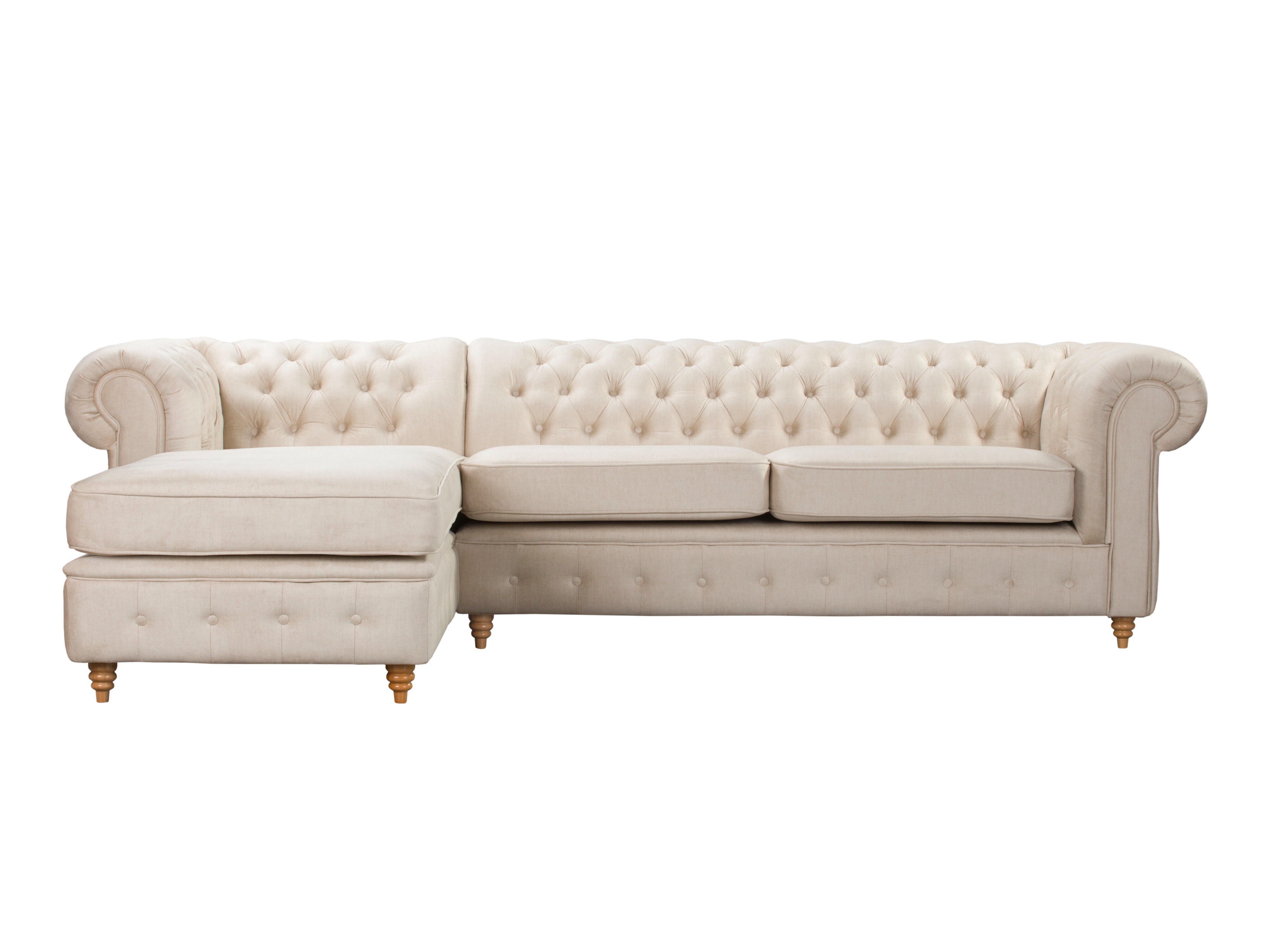 Chesterfield corner sofa Elitala 110 (Vogue 01)