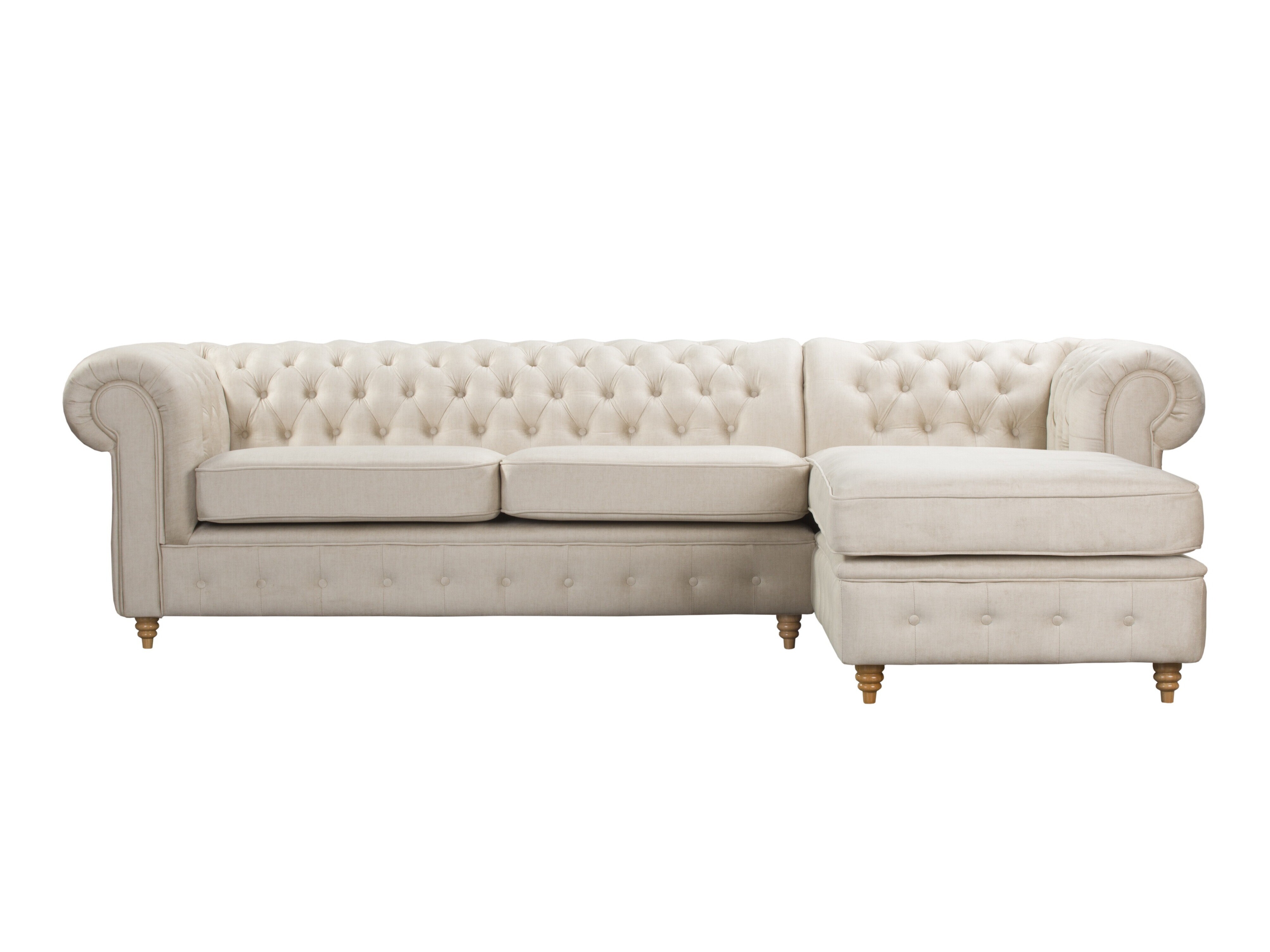 Chesterfield corner sofa Elitala 110 (Vogue 01)