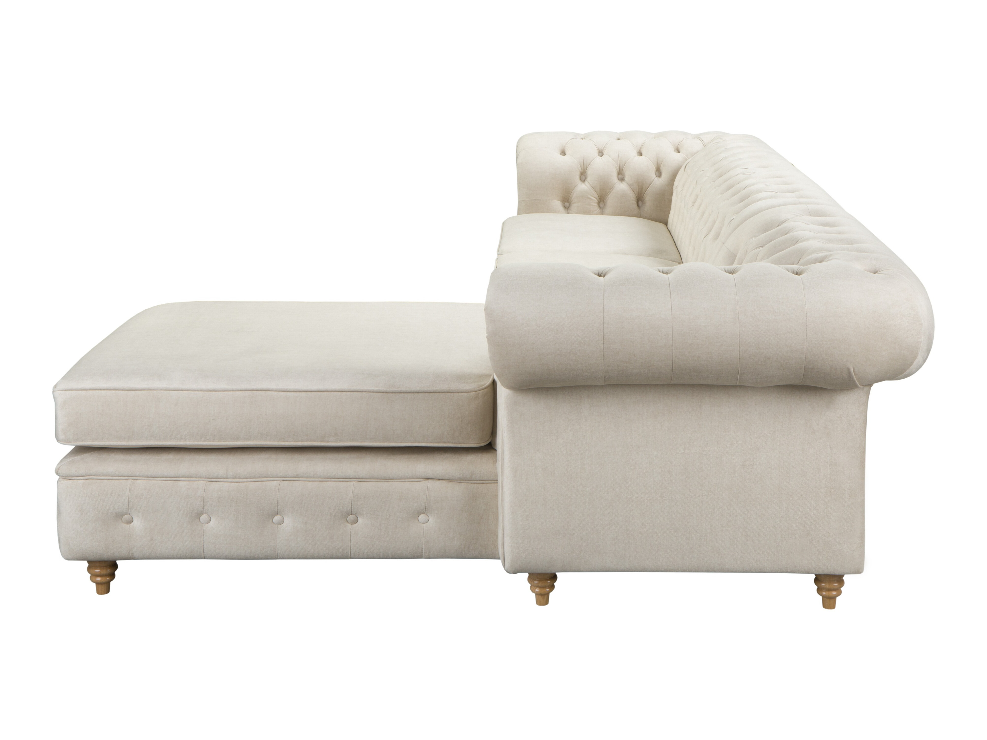 Chesterfield corner sofa Elitala 110 (Vogue 01)