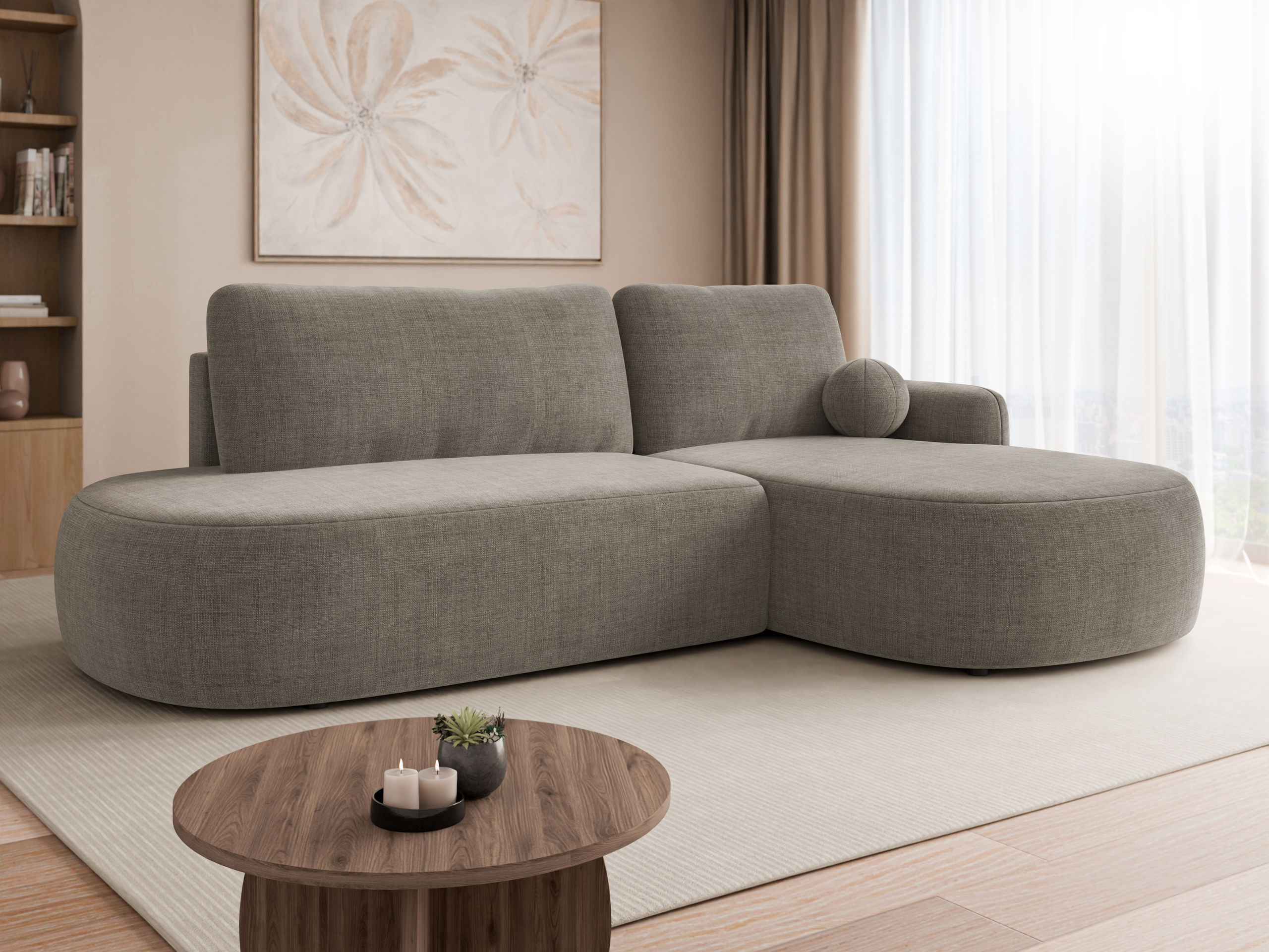 Corner sofa Comfivo Popis I (Golden 26)
