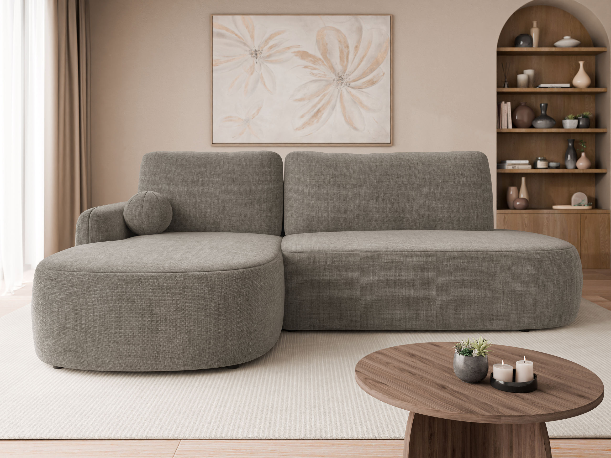 Corner sofa Comfivo Popis I (Golden 26)