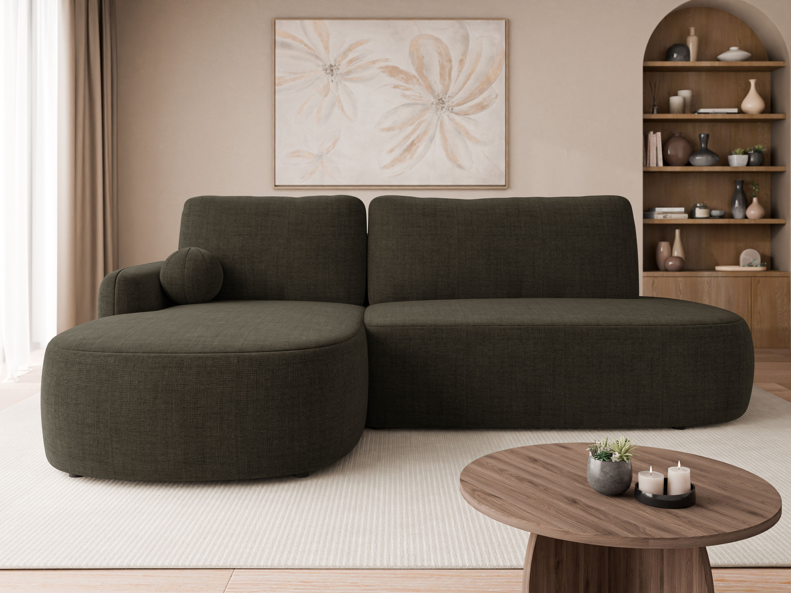Corner sofa Comfivo Popis I (Golden 29)