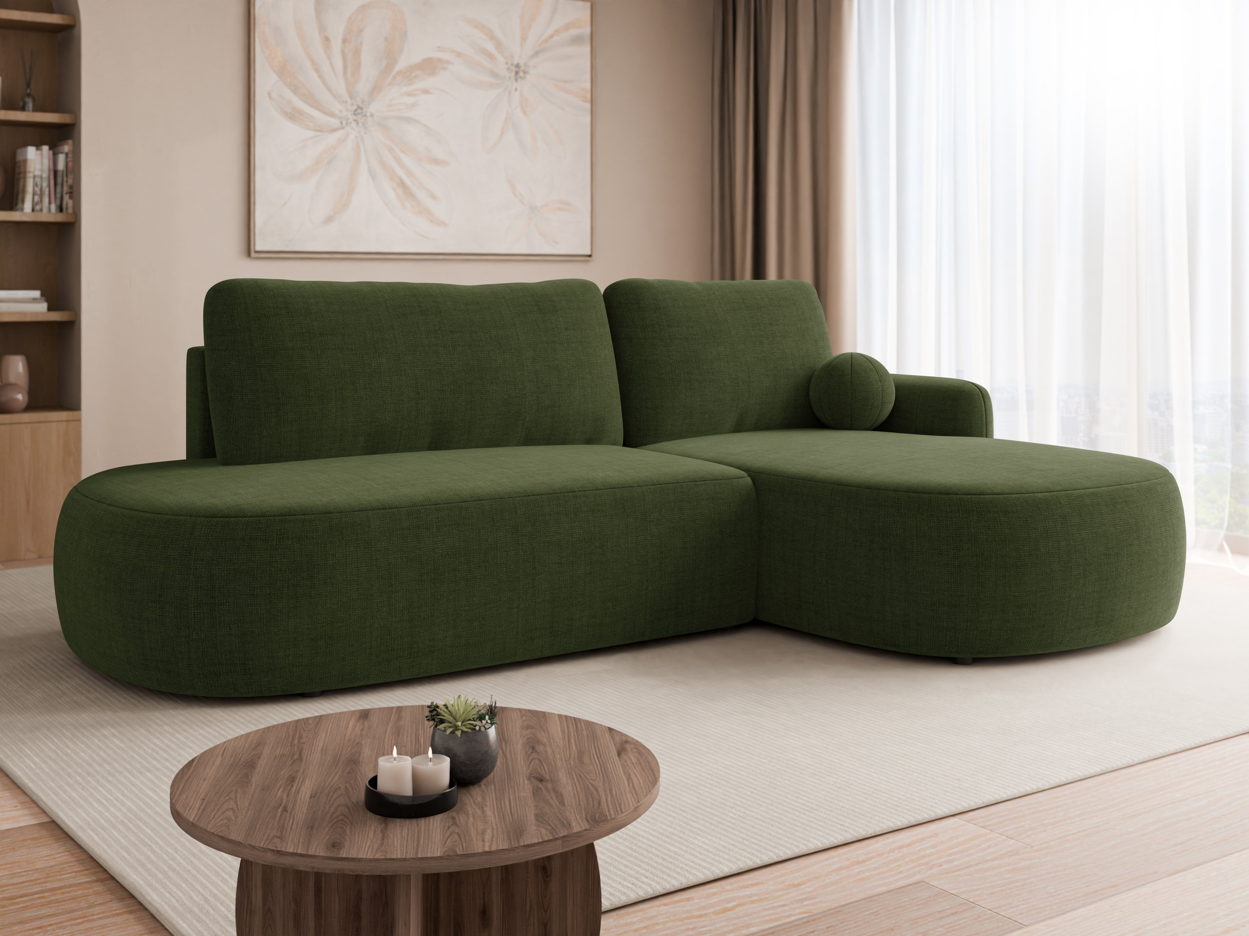 Corner sofa Comfivo Popis I (Golden 35)