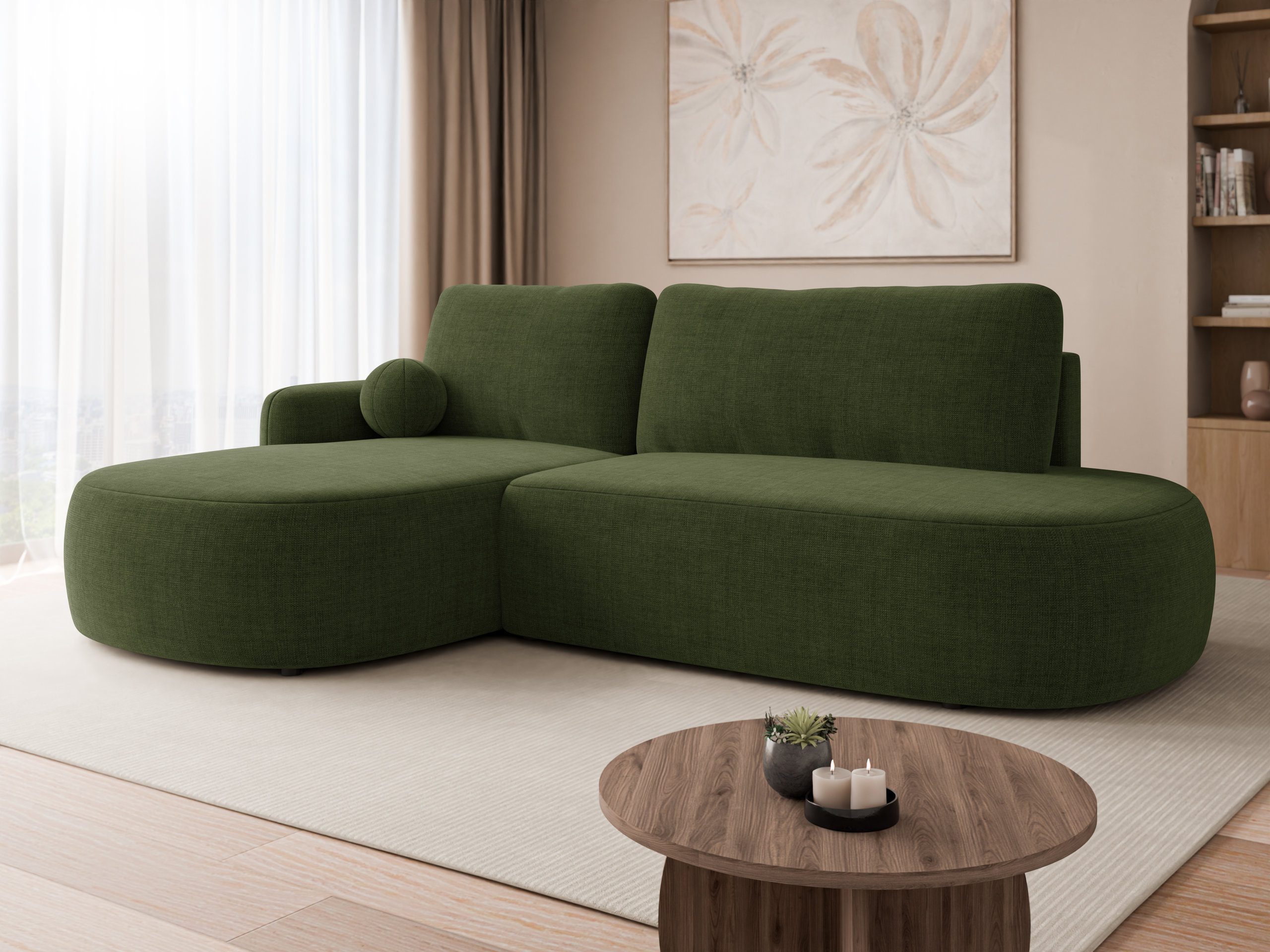Corner sofa Comfivo Popis I (Golden 35)