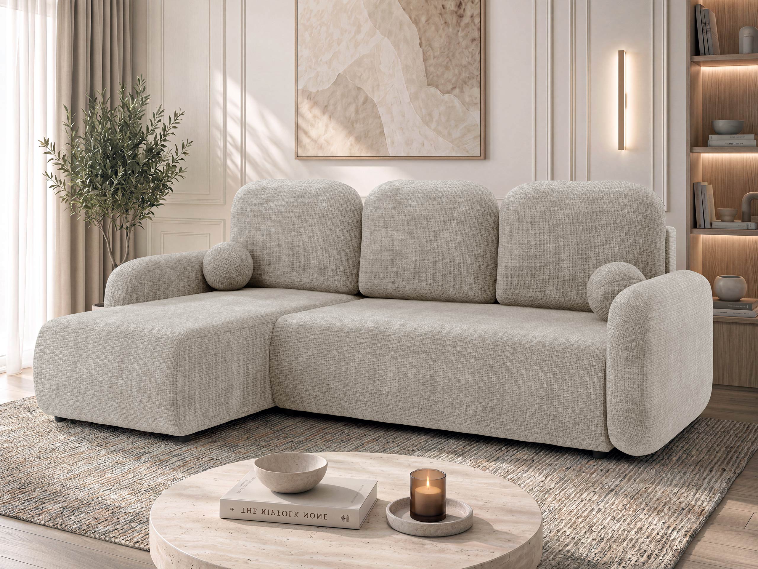 Corner sofa Comfivo Sellos (Crem 14)